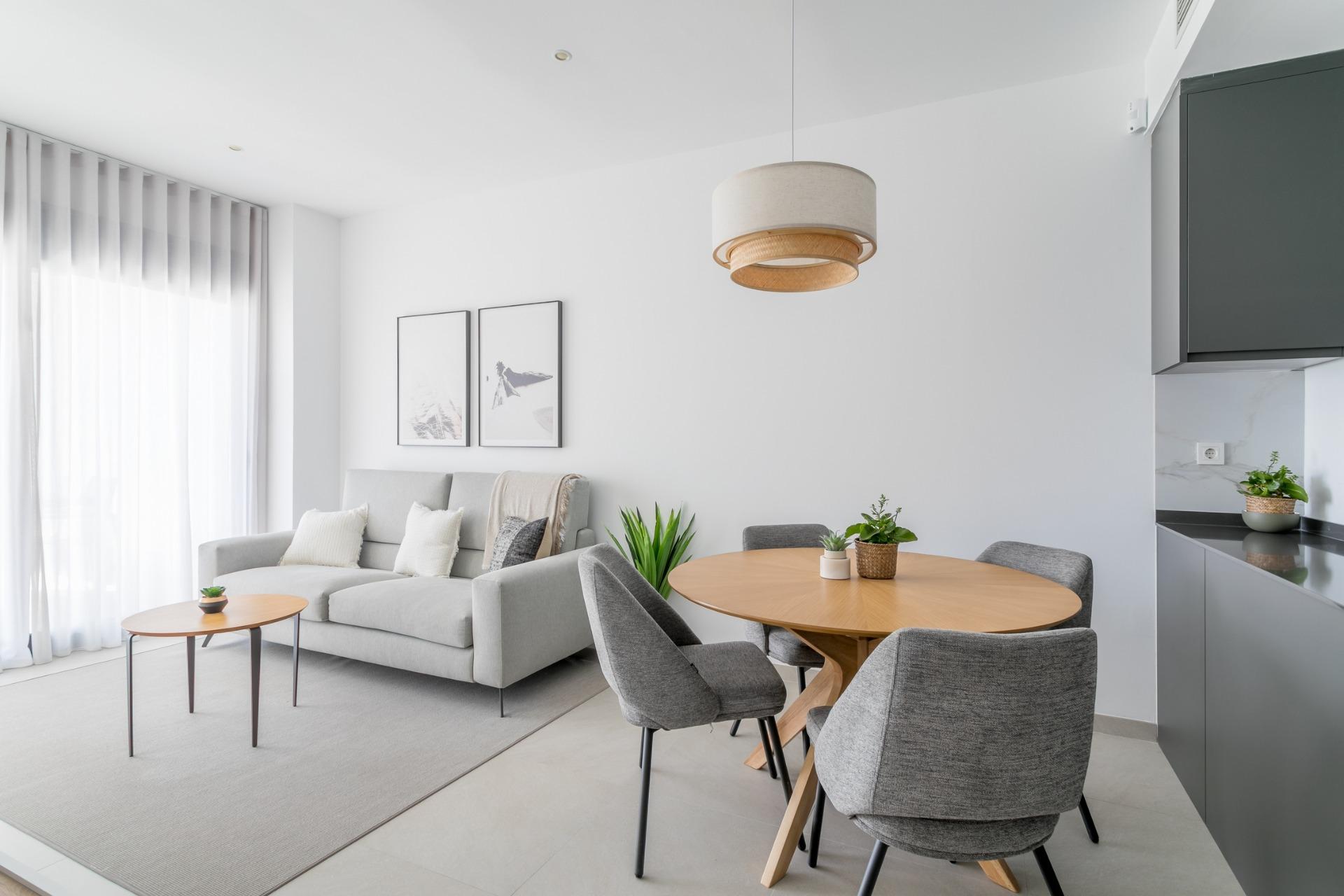 Modern New Build 2 Bedroom Ground Floor Apartment with Private Garden for Sale in Torrevieja – 700m from La Mata Beach
