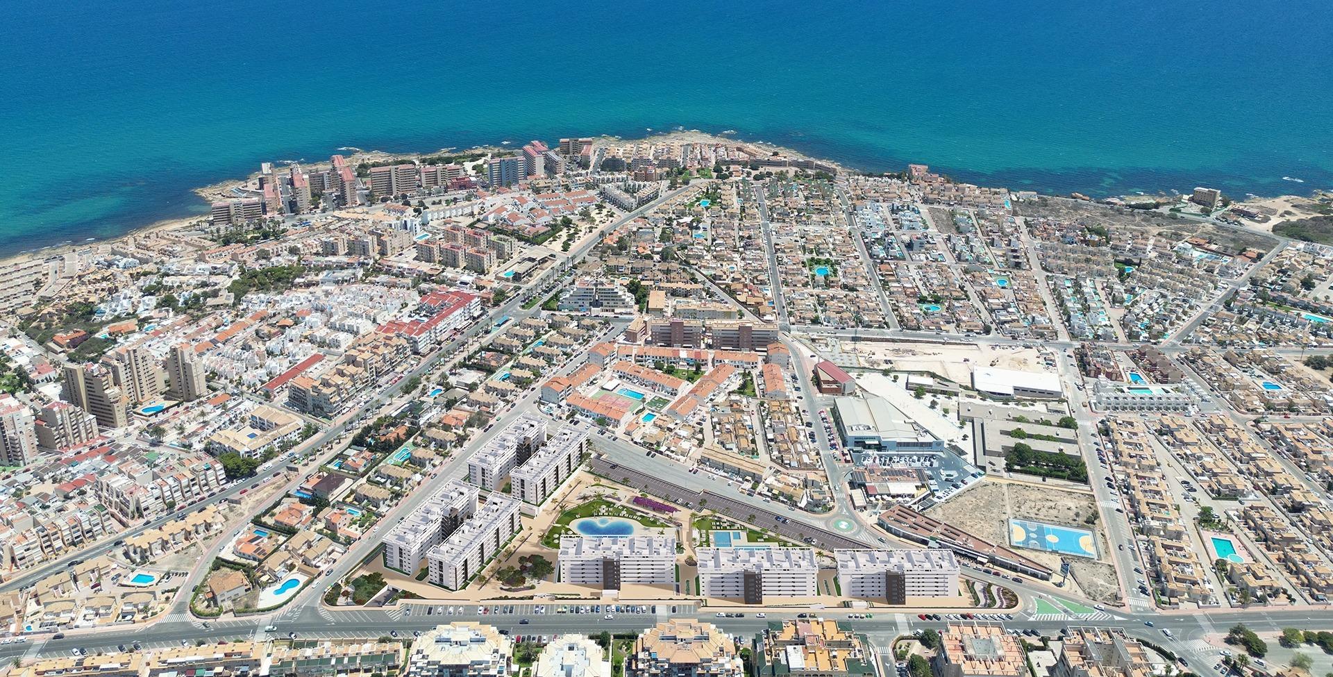 Modern New Build 2 Bedroom Apartment with Sea Views for Sale in Torrevieja – 700m from La Mata Beach
