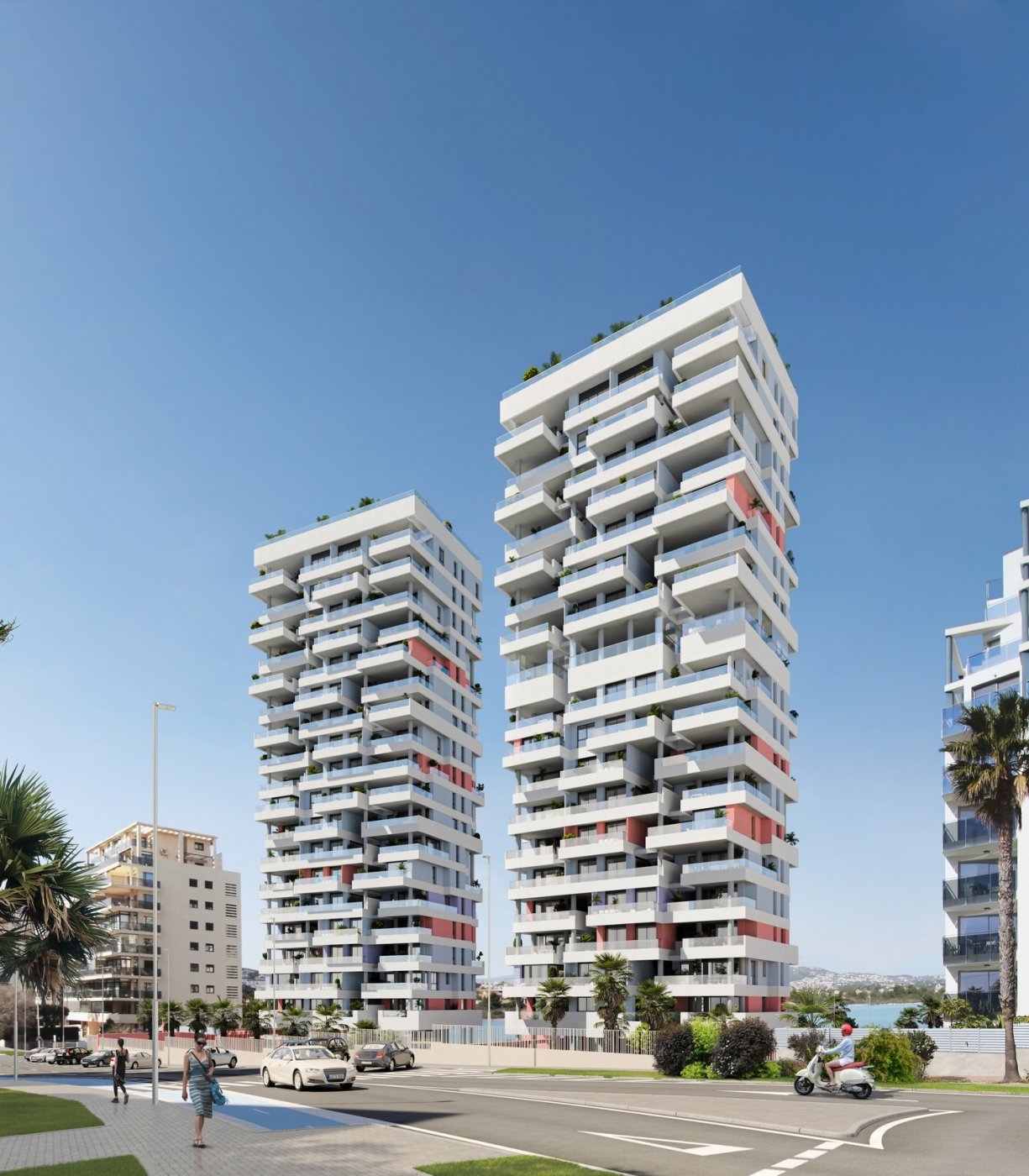 NEW-BUILD-LUXURY-PENTHOUSES-WITH-THE-SEA-VIEWS-IN-CALPE-5 Exclusive New Build 3 Bedroom Penthouse for Sale in Calpe – Panoramic Sea Views from 18th Floor