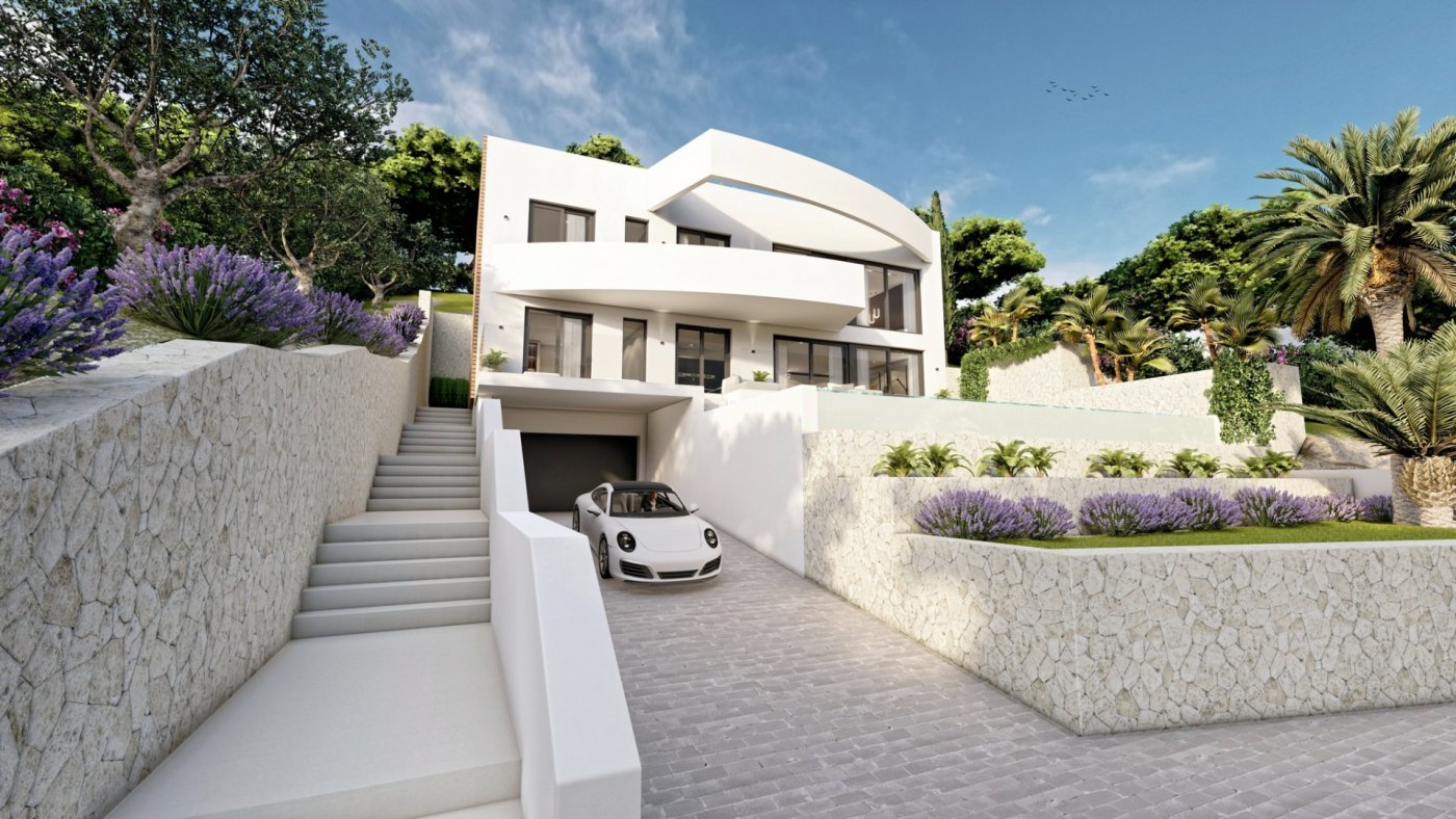 Exclusive New Build 4 Bedroom Luxury Villa with Panoramic Sea Views for Sale in Sierra Altea, Alicante