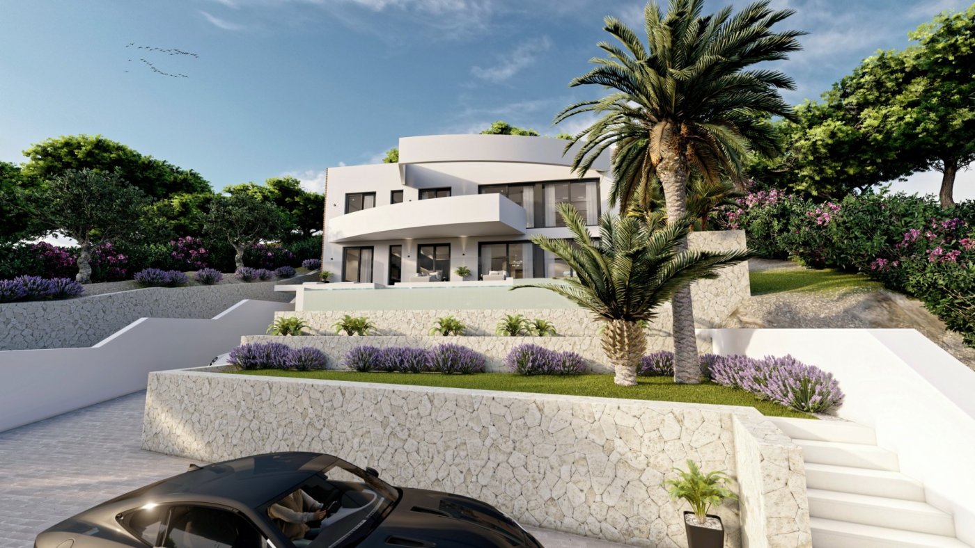 Exclusive New Build 4 Bedroom Luxury Villa with Panoramic Sea Views for Sale in Sierra Altea, Alicante