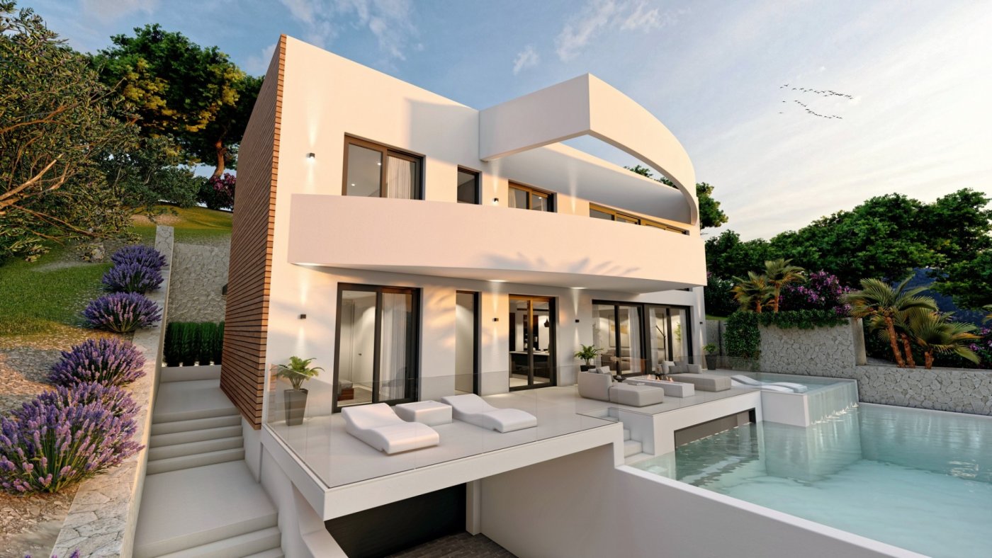 Exclusive New Build 4 Bedroom Luxury Villa with Panoramic Sea Views for Sale in Sierra Altea, Alicante