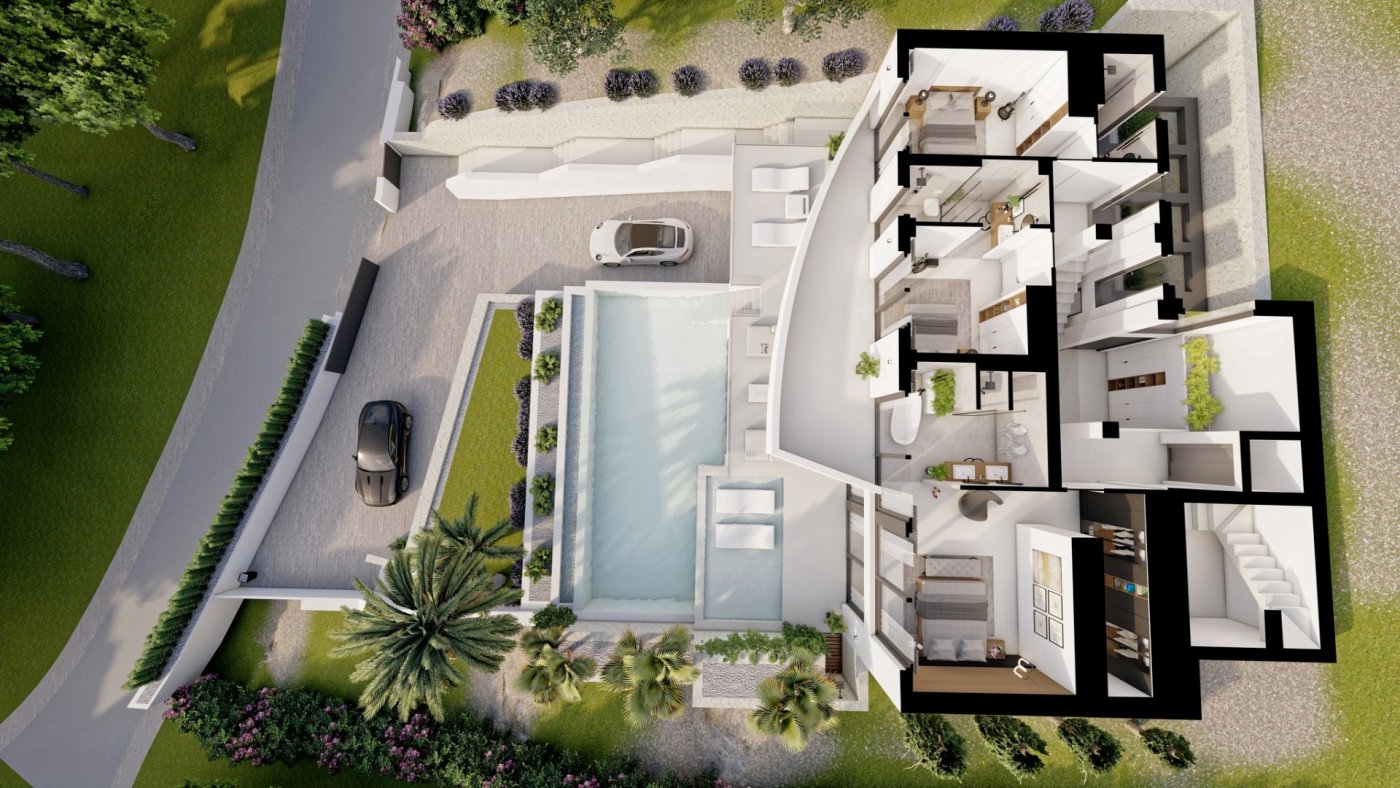 Exclusive New Build 4 Bedroom Luxury Villa with Panoramic Sea Views for Sale in Sierra Altea, Alicante
