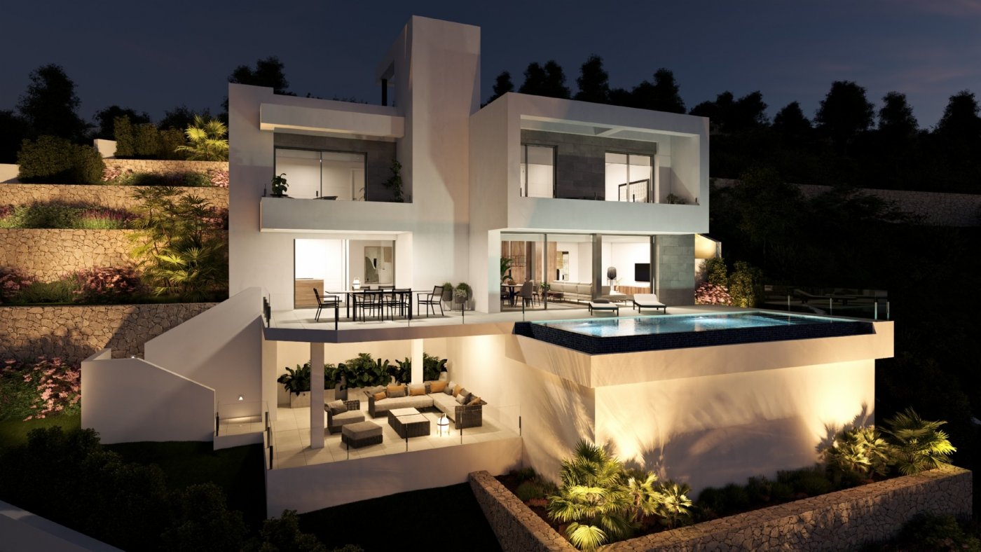 Luxury Key-Ready 3 Bedroom Villa with Infinity Pool and Sea Views for Sale in Cumbre del Sol, Benitachell