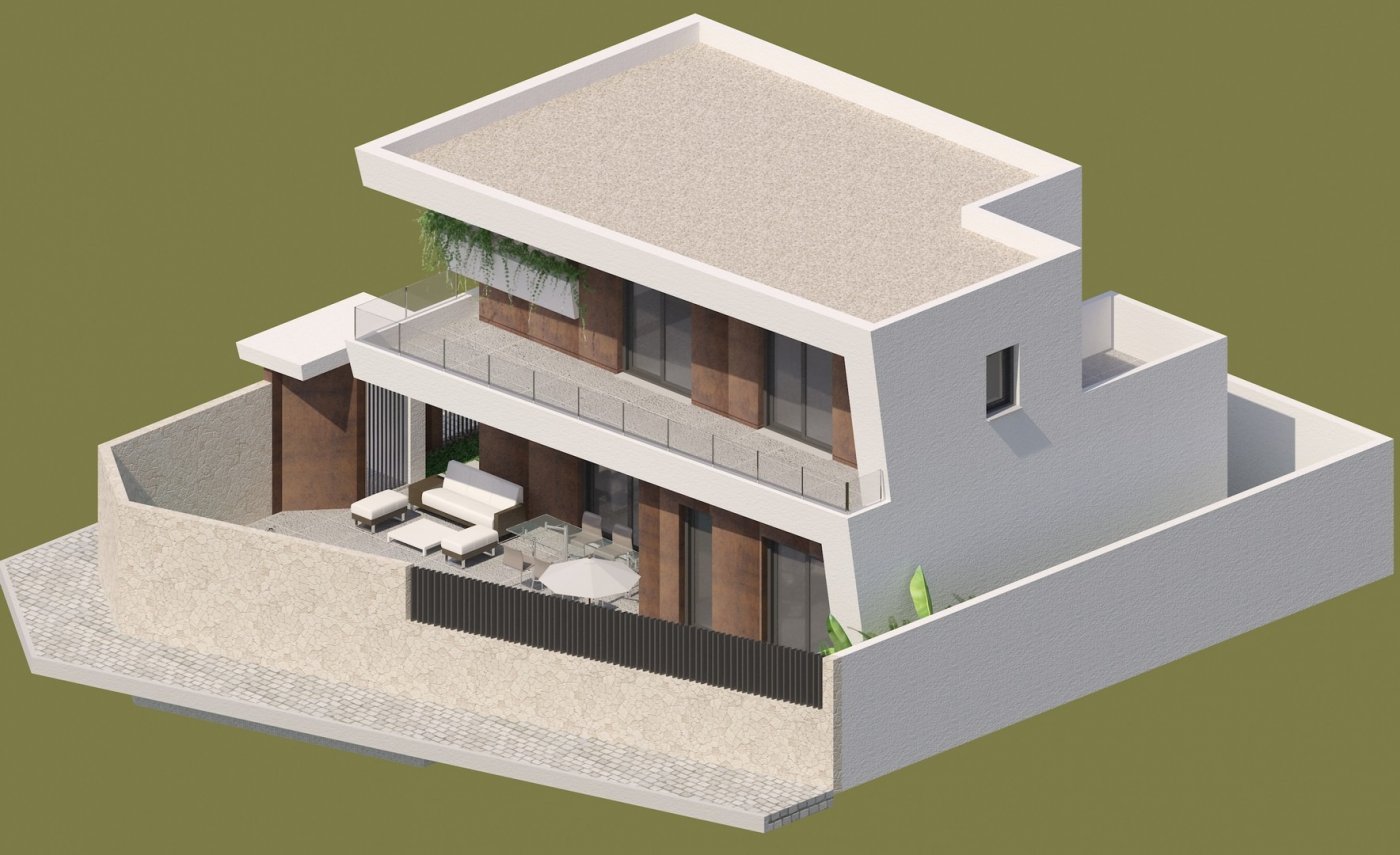 New Build Custom 3 Bedroom Modern Villa with Private Pool for Sale in Benijófar, Alicante