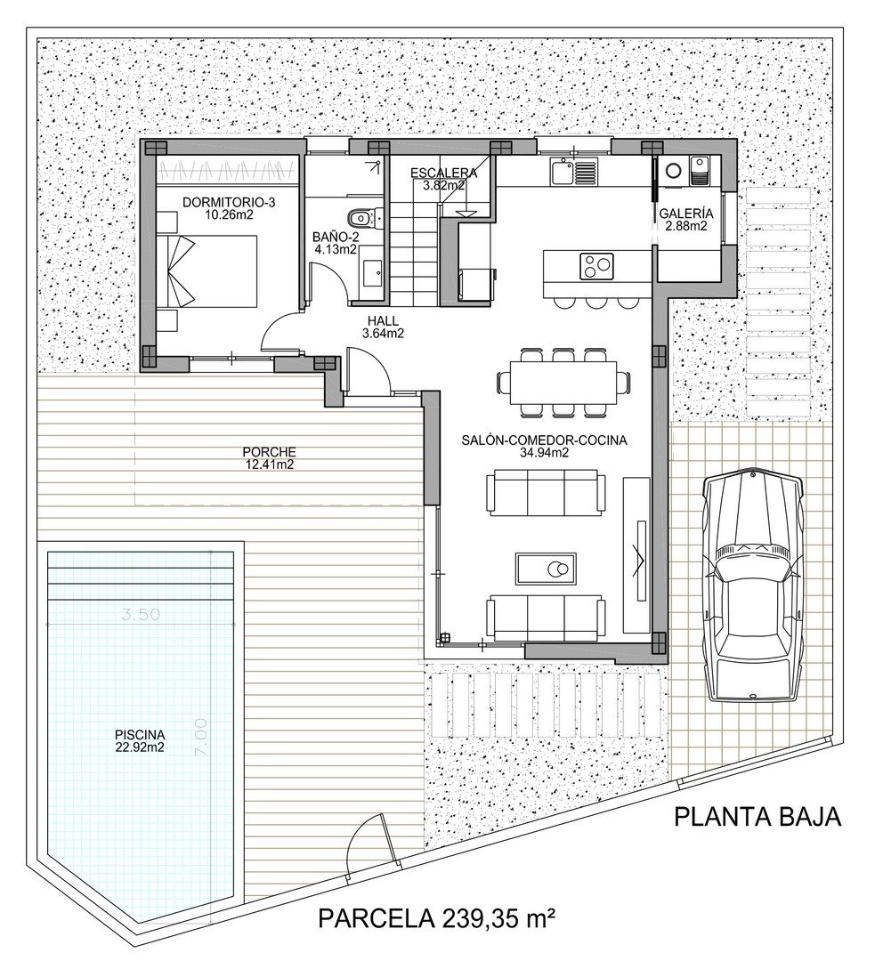New Build Custom 3 Bedroom Villa with Private Pool for Sale in Benijófar, Alicante