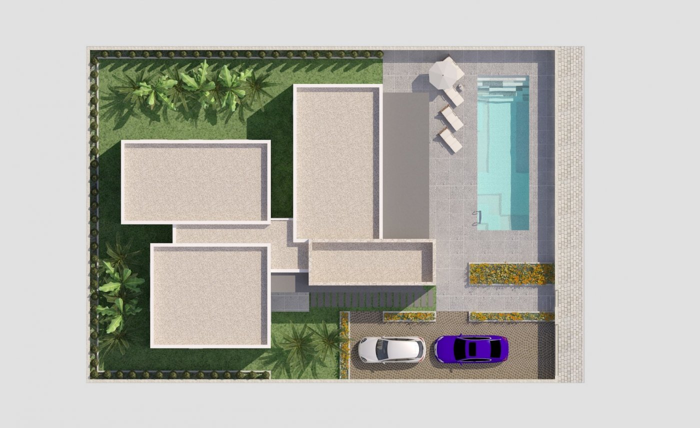 New Build Custom 3 Bedroom Single-Storey Villa with Private Pool and Large Plot for Sale in Benijófar, Alicante