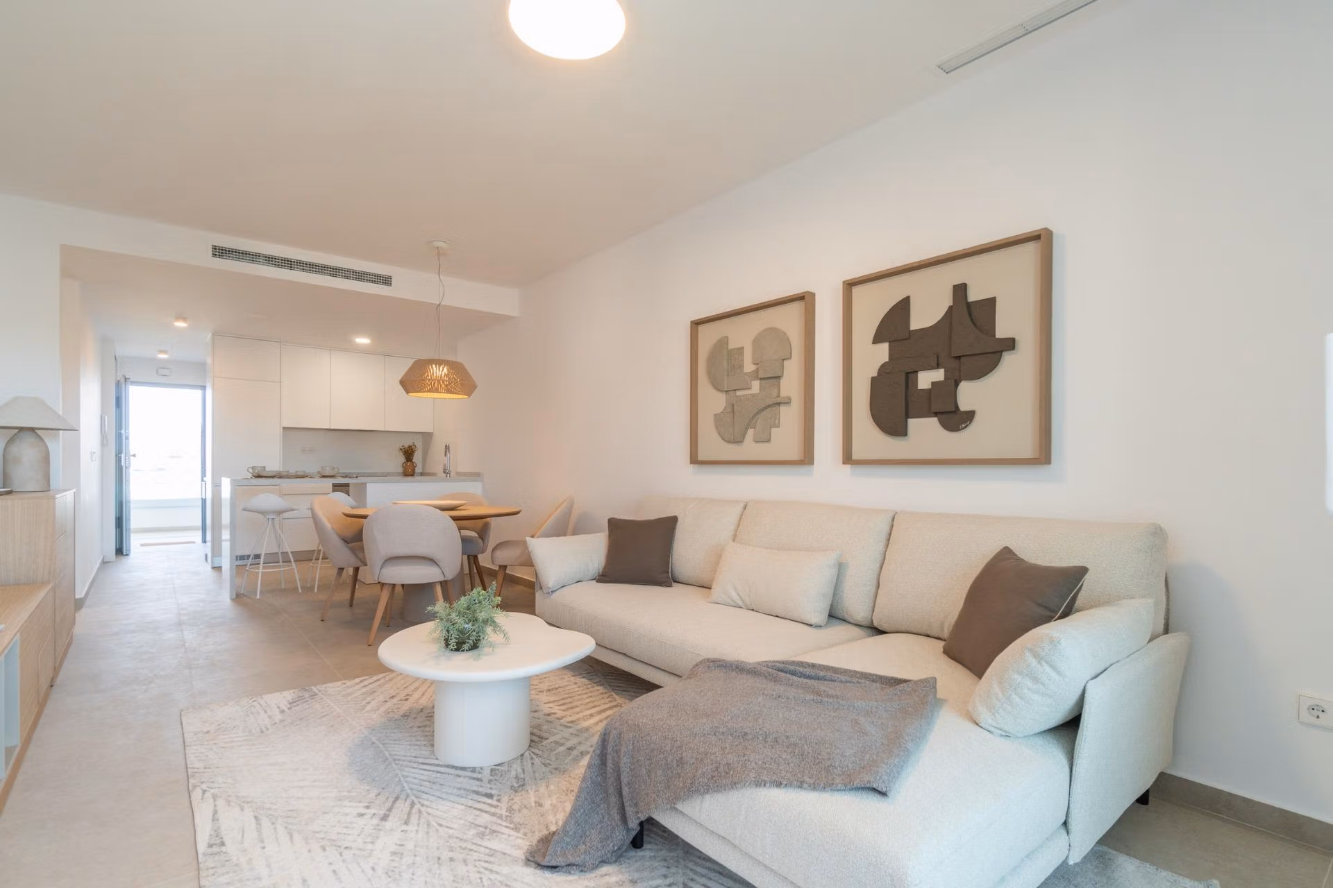 NEW-BUILD-RESIDENTIAL-AT-PLAYA-FLAMENCA-13 Przestronny nowy apartament z 3 sypialniami i wspólnym basenem na sprzedaż w Playa Flamenca, Orihuela Costa