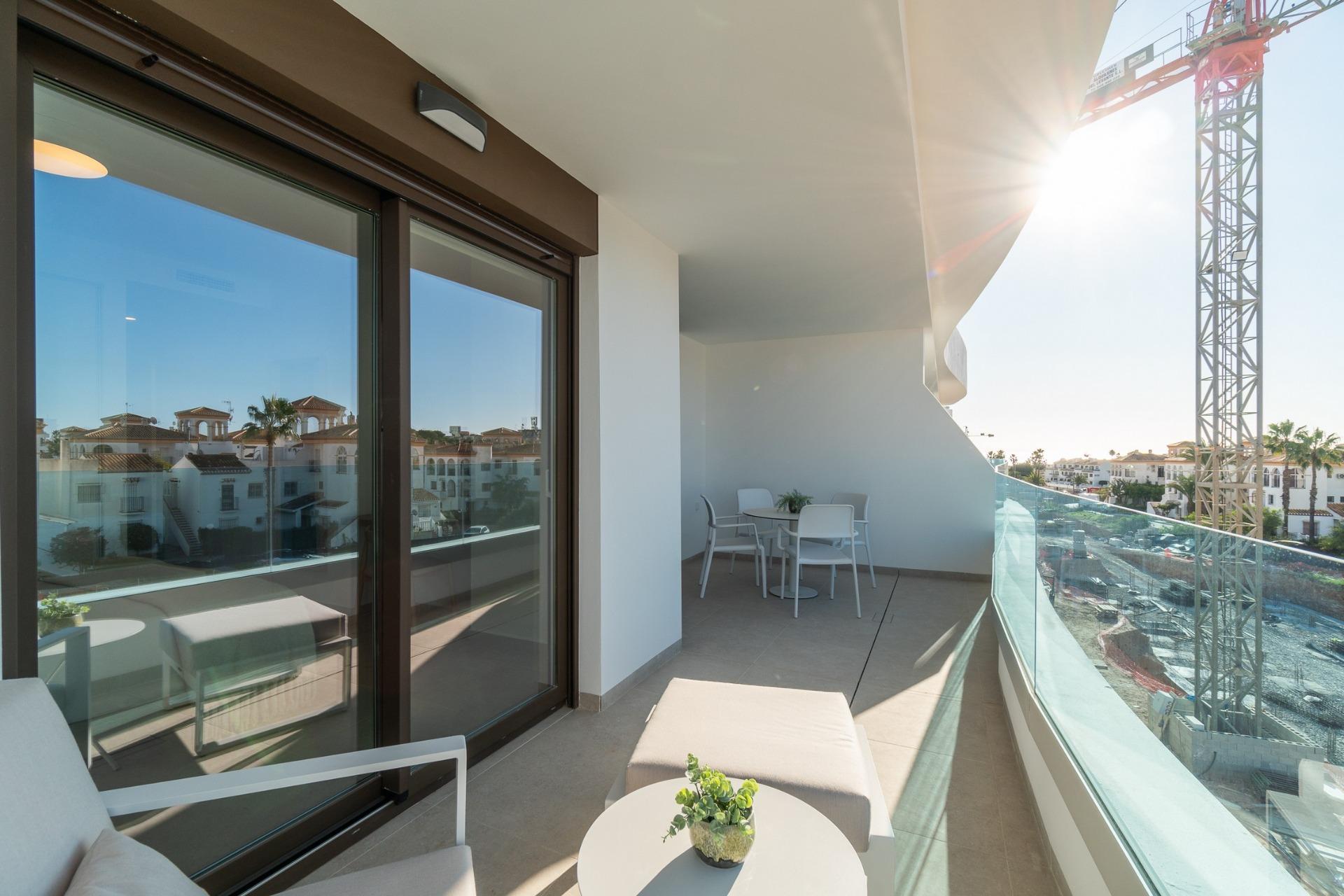 Modern New Build 2 Bedroom Ground Floor Apartment with Garden for Sale in Playa Flamenca, Orihuela Costa
