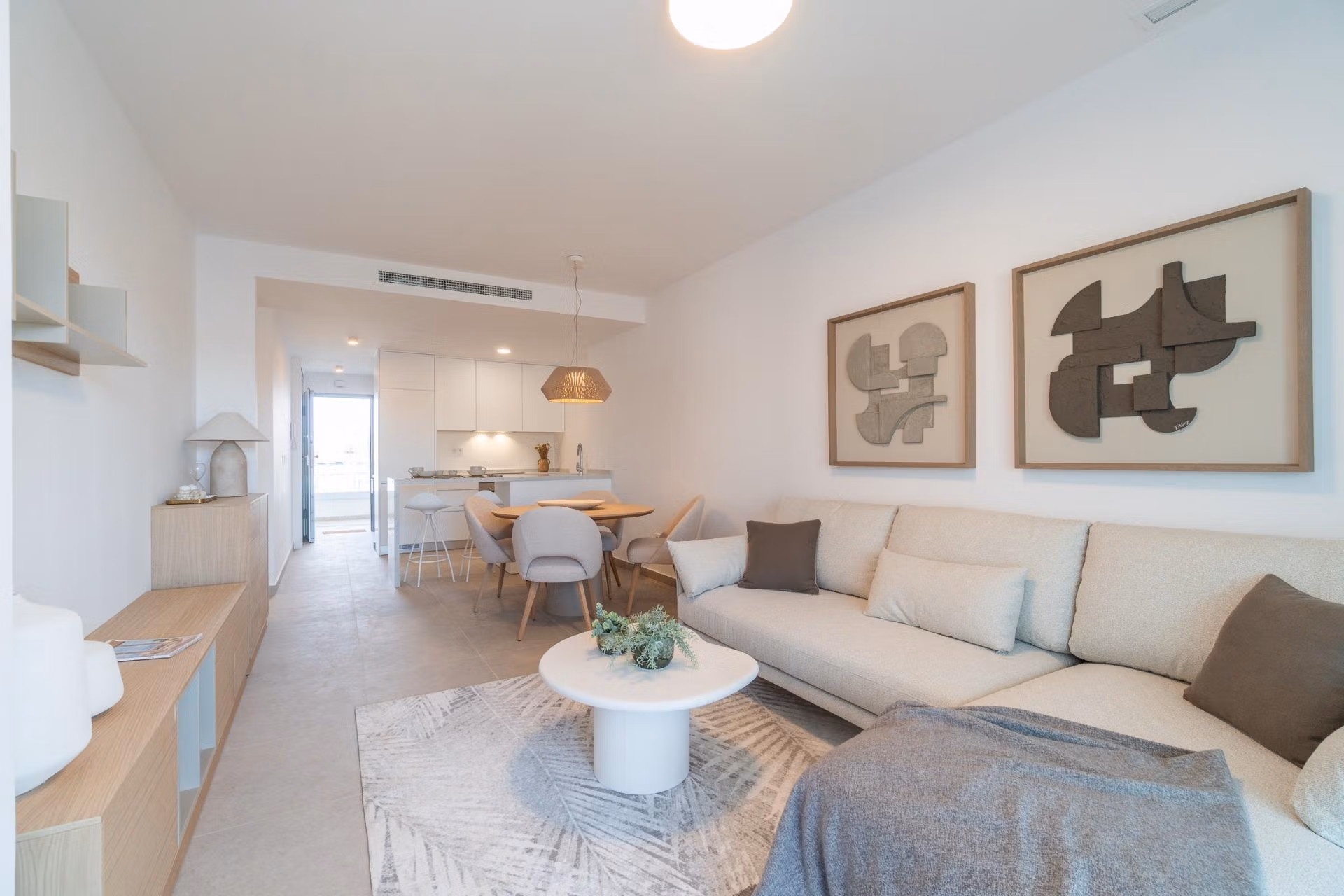 NEW-BUILD-RESIDENTIAL-AT-PLAYA-FLAMENCA-19 Przestronny nowy apartament z 3 sypialniami i wspólnym basenem na sprzedaż w Playa Flamenca, Orihuela Costa