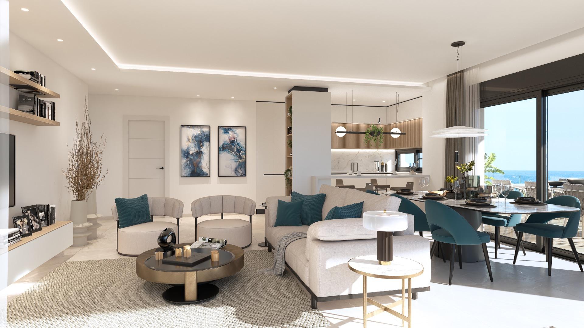 Stunning New Build 3 Bedroom Penthouse with 123 m² Solarium for Sale in Playa Flamenca, Orihuela Costa