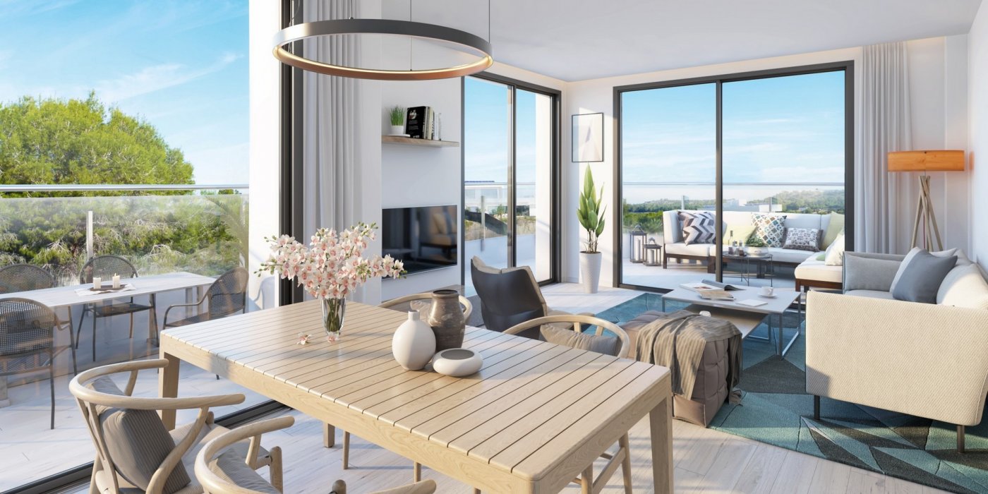 Practical New Build 3 Bedroom Ground Floor Apartment with Garden for Sale in Playa Flamenca, Orihuela Costa