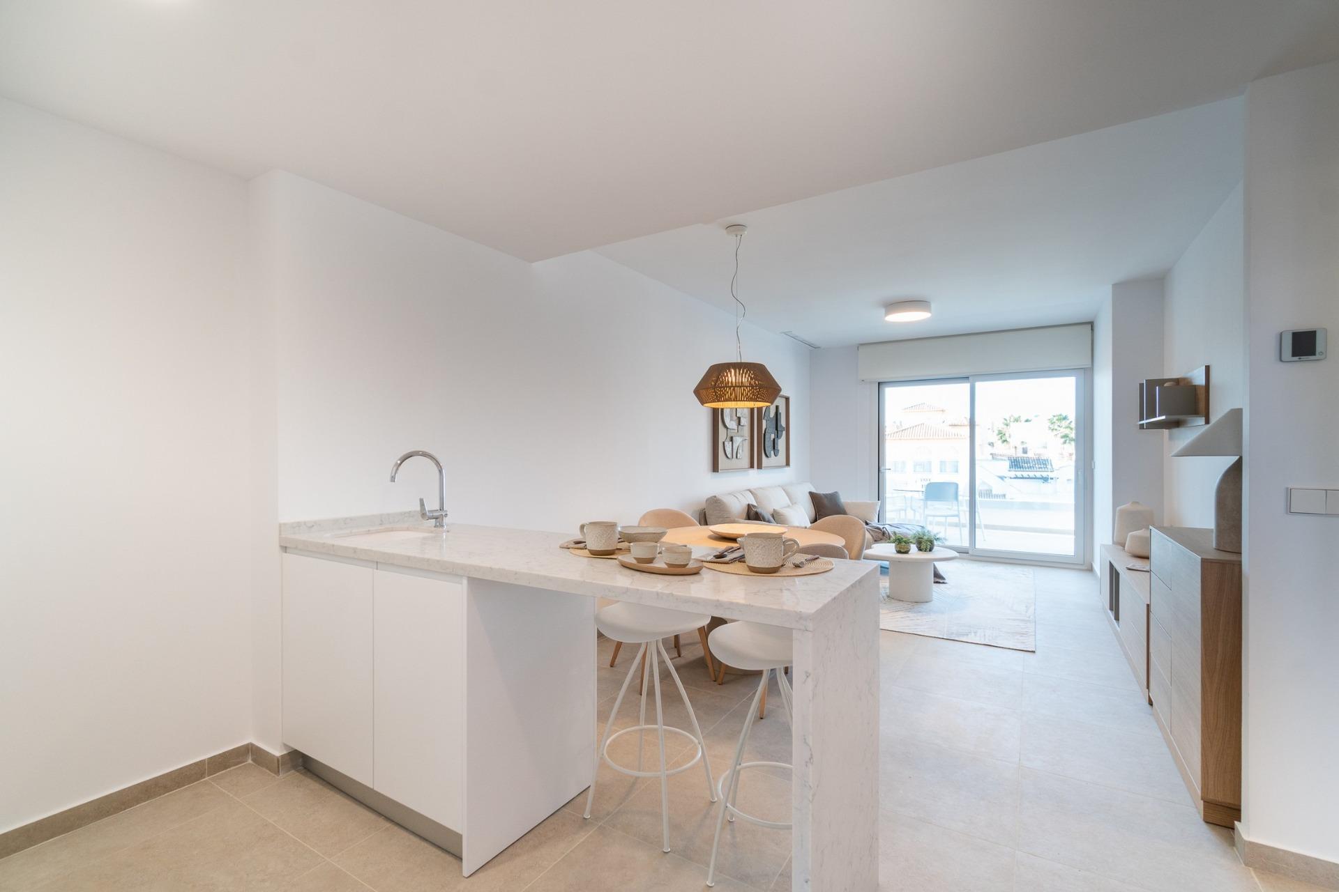 Spacious New Build 3 Bedroom Apartment with Communal Pool for Sale in Playa Flamenca, Orihuela Costa