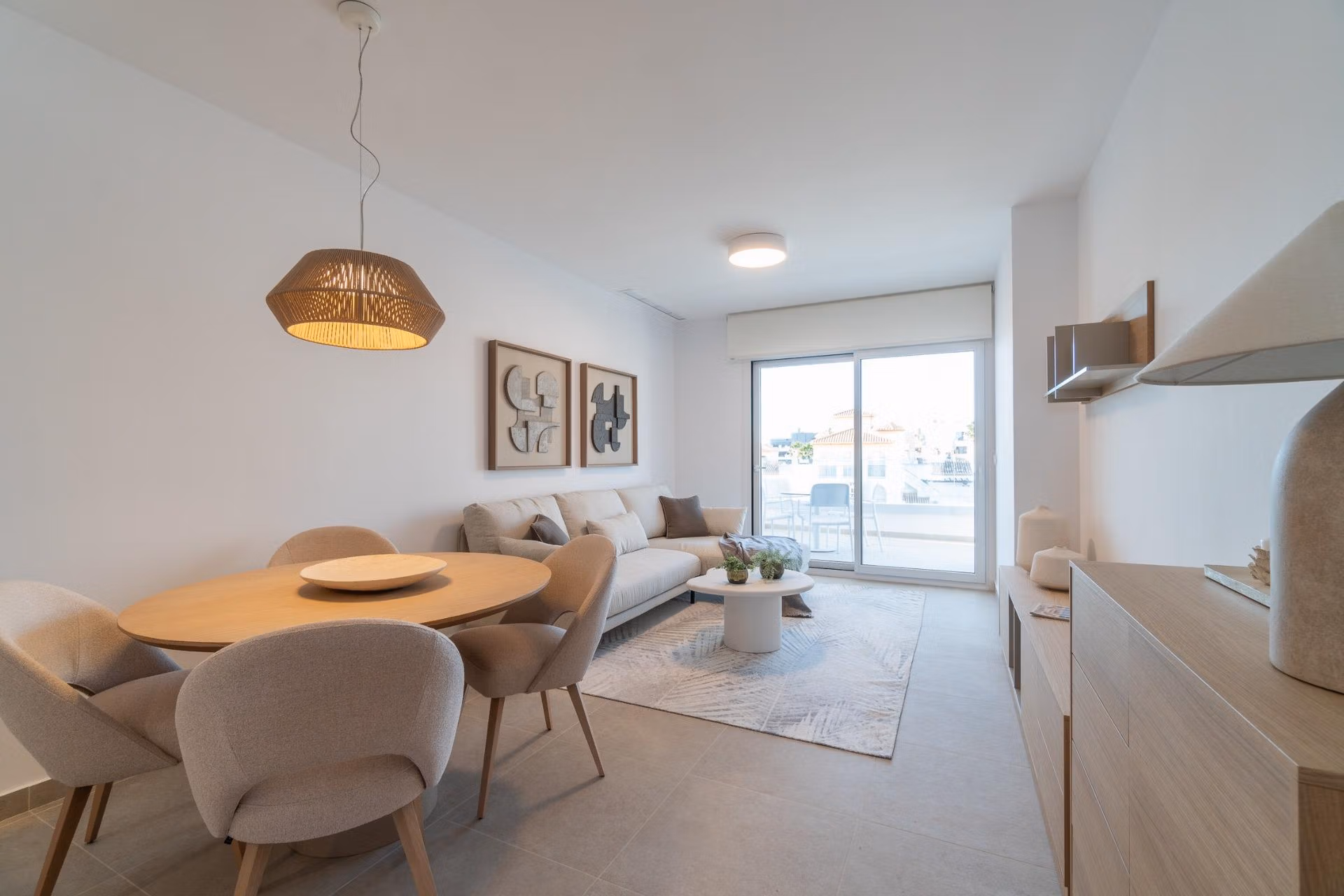 NEW-BUILD-RESIDENTIAL-AT-PLAYA-FLAMENCA-9 Przestronny nowy apartament z 3 sypialniami i wspólnym basenem na sprzedaż w Playa Flamenca, Orihuela Costa