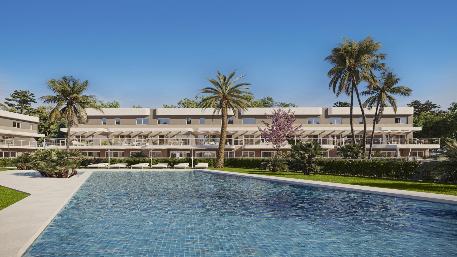 Elegant New Build 2 Bedroom Ground Floor Apartment with Private Garden for Sale in Alenda Golf, Monforte del Cid