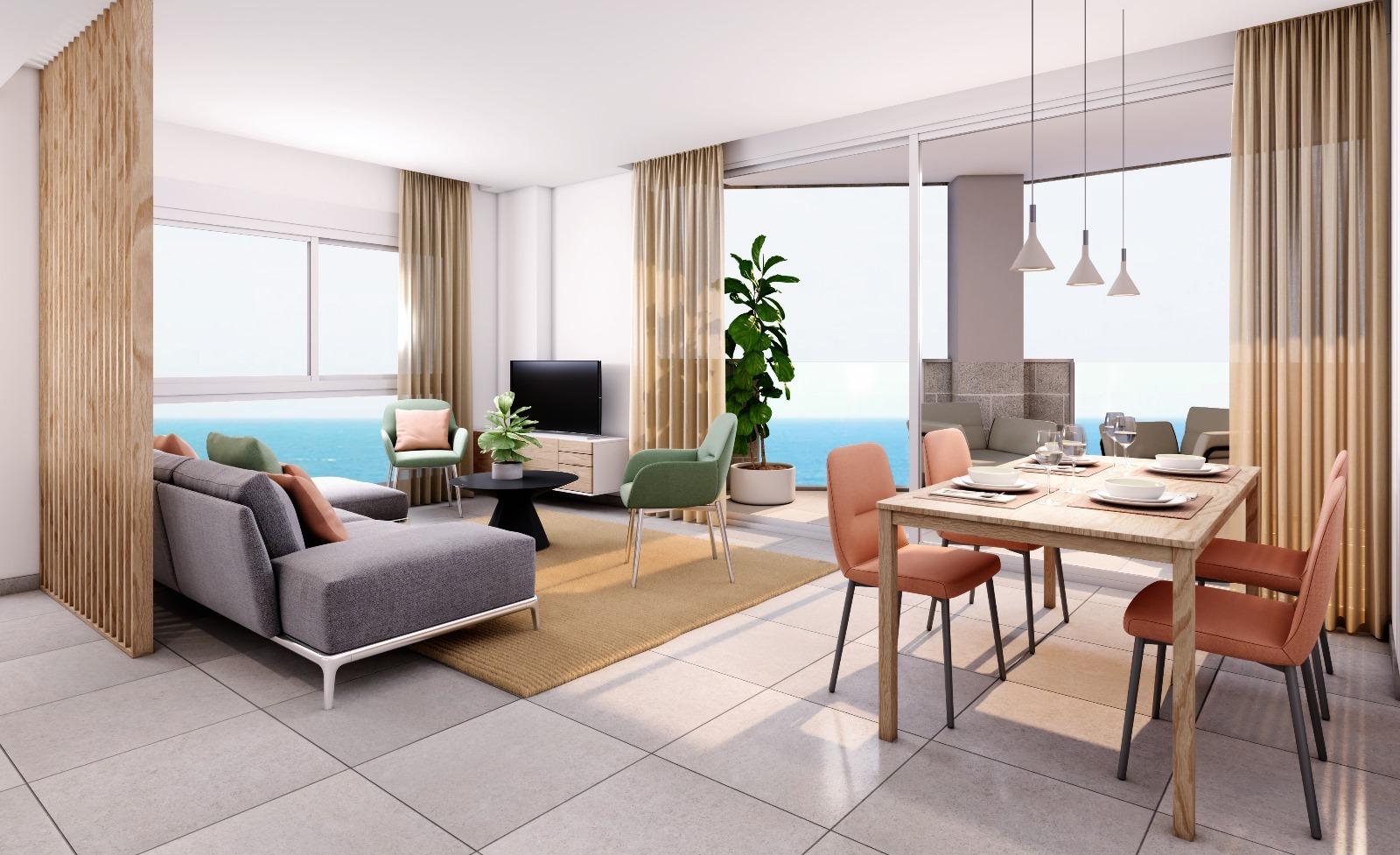 Modern New Build 1 Bedroom Apartment with Sea Views for Sale in La Manga del Mar Menor