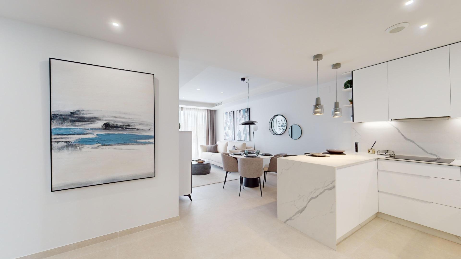 Elegant New Build 2 Bedroom Ground Floor Apartment with Garden for Sale in Lomas de Cabo Roig, Orihuela Costa