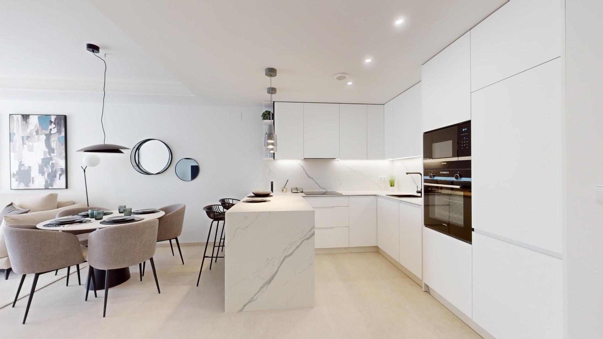Elegant New Build 2 Bedroom Ground Floor Apartment with Garden for Sale in Lomas de Cabo Roig, Orihuela Costa