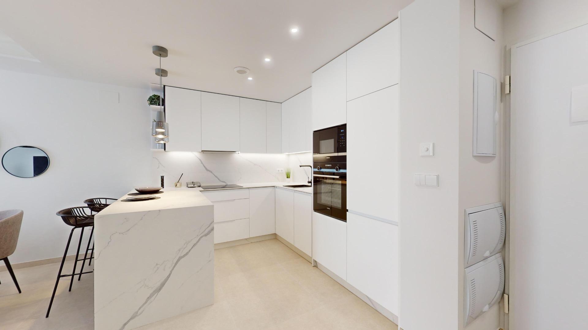 Elegant New Build 2 Bedroom Ground Floor Apartment with Garden for Sale in Lomas de Cabo Roig, Orihuela Costa