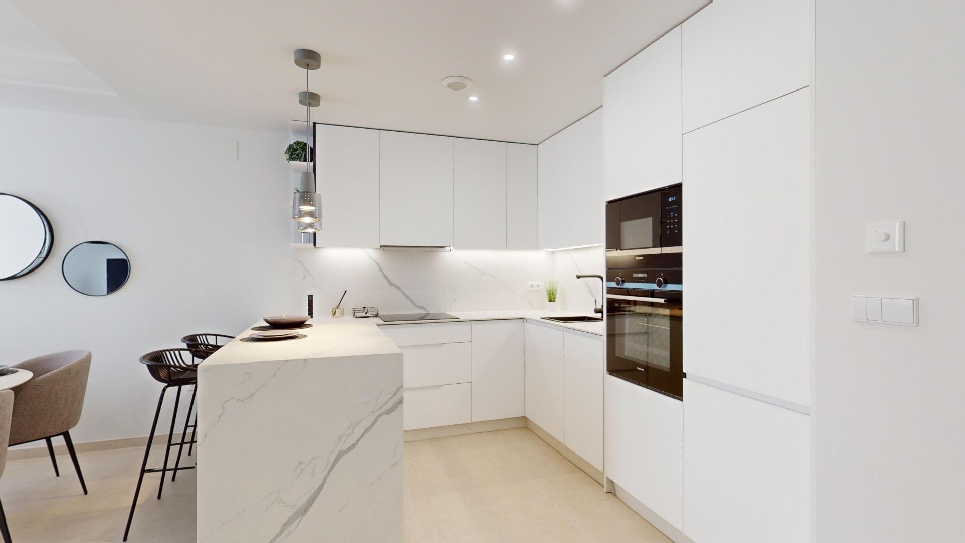 Elegant New Build 2 Bedroom Ground Floor Apartment with Garden for Sale in Lomas de Cabo Roig, Orihuela Costa