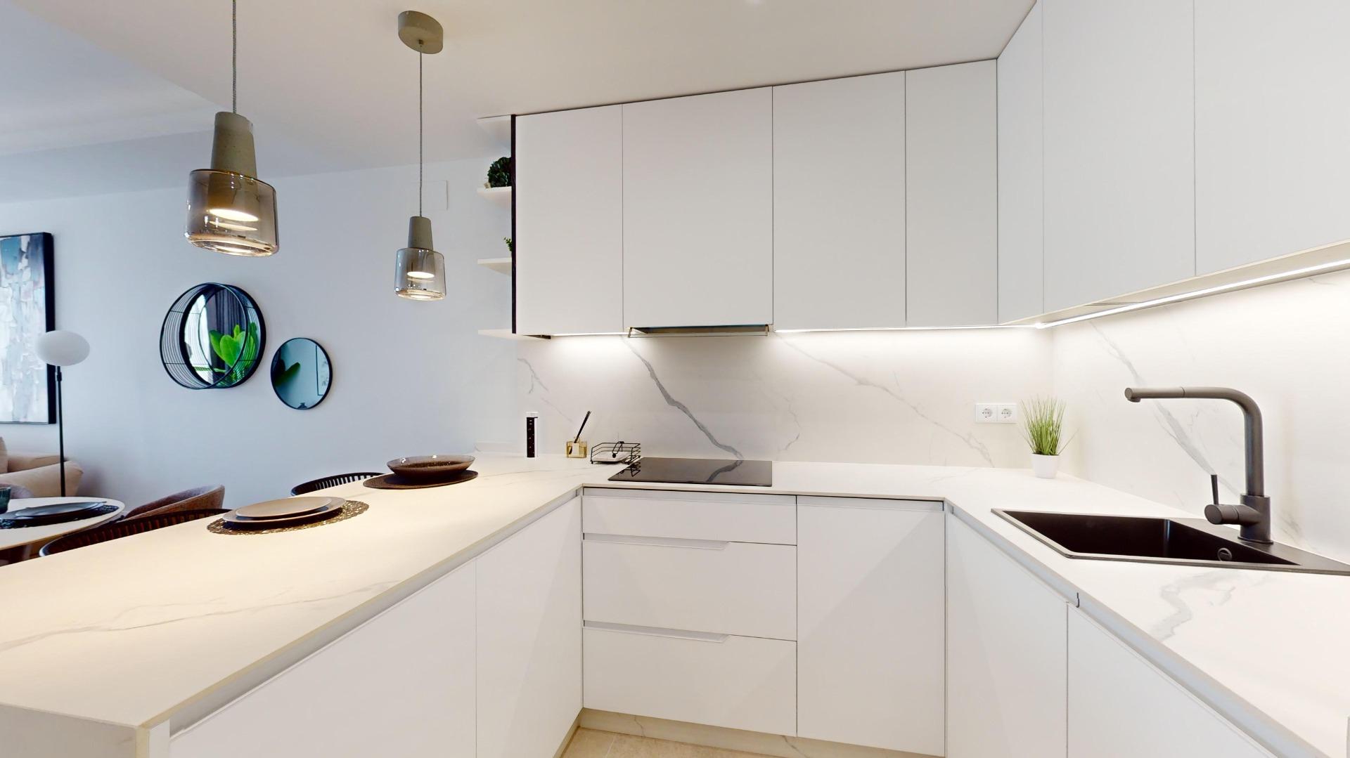 Elegant New Build 2 Bedroom Ground Floor Apartment with Garden for Sale in Lomas de Cabo Roig, Orihuela Costa