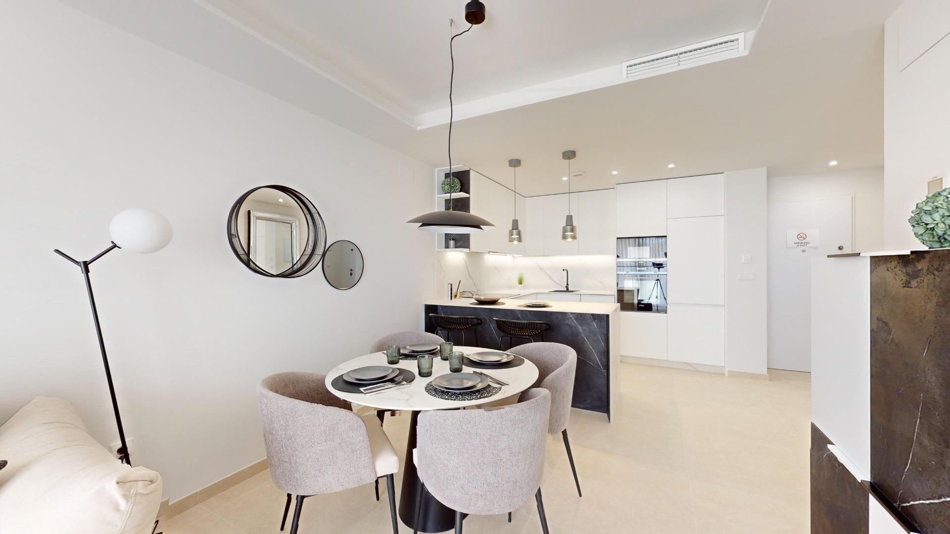 Elegant New Build 2 Bedroom Ground Floor Apartment with Garden for Sale in Lomas de Cabo Roig, Orihuela Costa