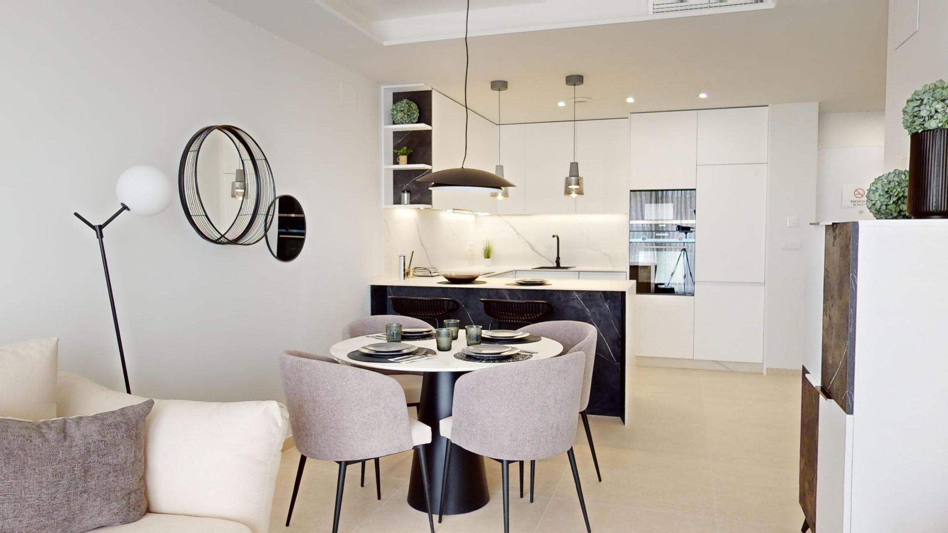 Elegant New Build 2 Bedroom Ground Floor Apartment with Garden for Sale in Lomas de Cabo Roig, Orihuela Costa