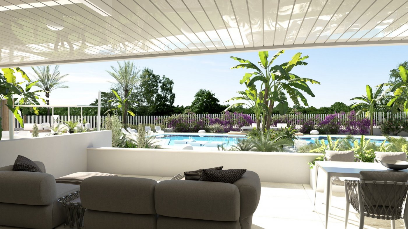 Elegant New Build 2 Bedroom Ground Floor Apartment with Garden for Sale in Lomas de Cabo Roig, Orihuela Costa