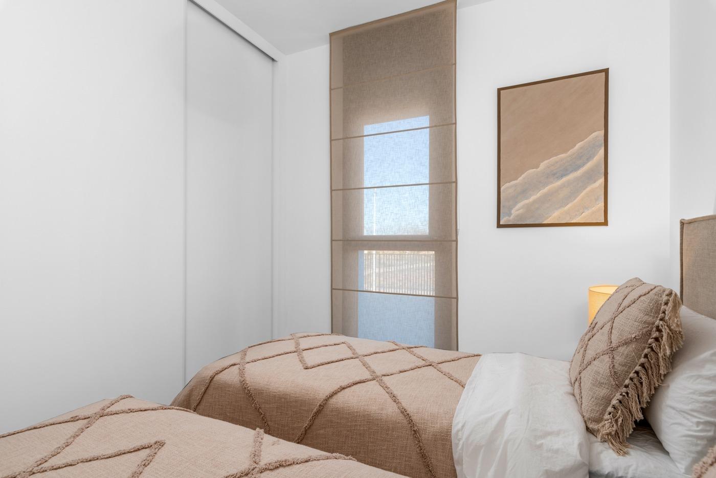Bright New Build 2 Bedroom Ground Floor Apartment with Garden for Sale in Mar de Cristal