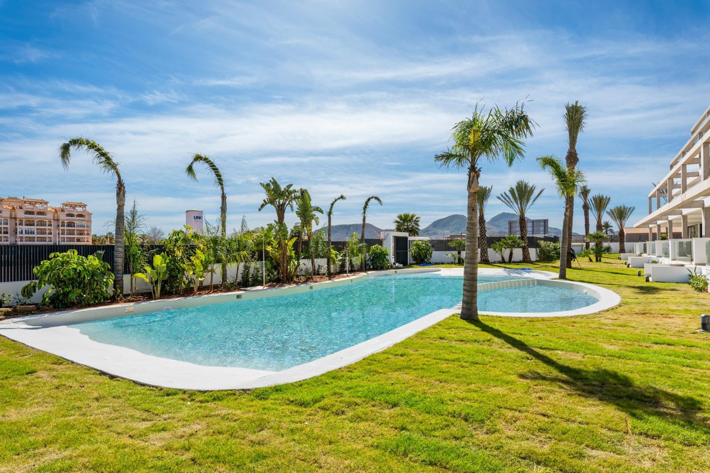 Bright New Build 2 Bedroom Ground Floor Apartment with Garden for Sale in Mar de Cristal