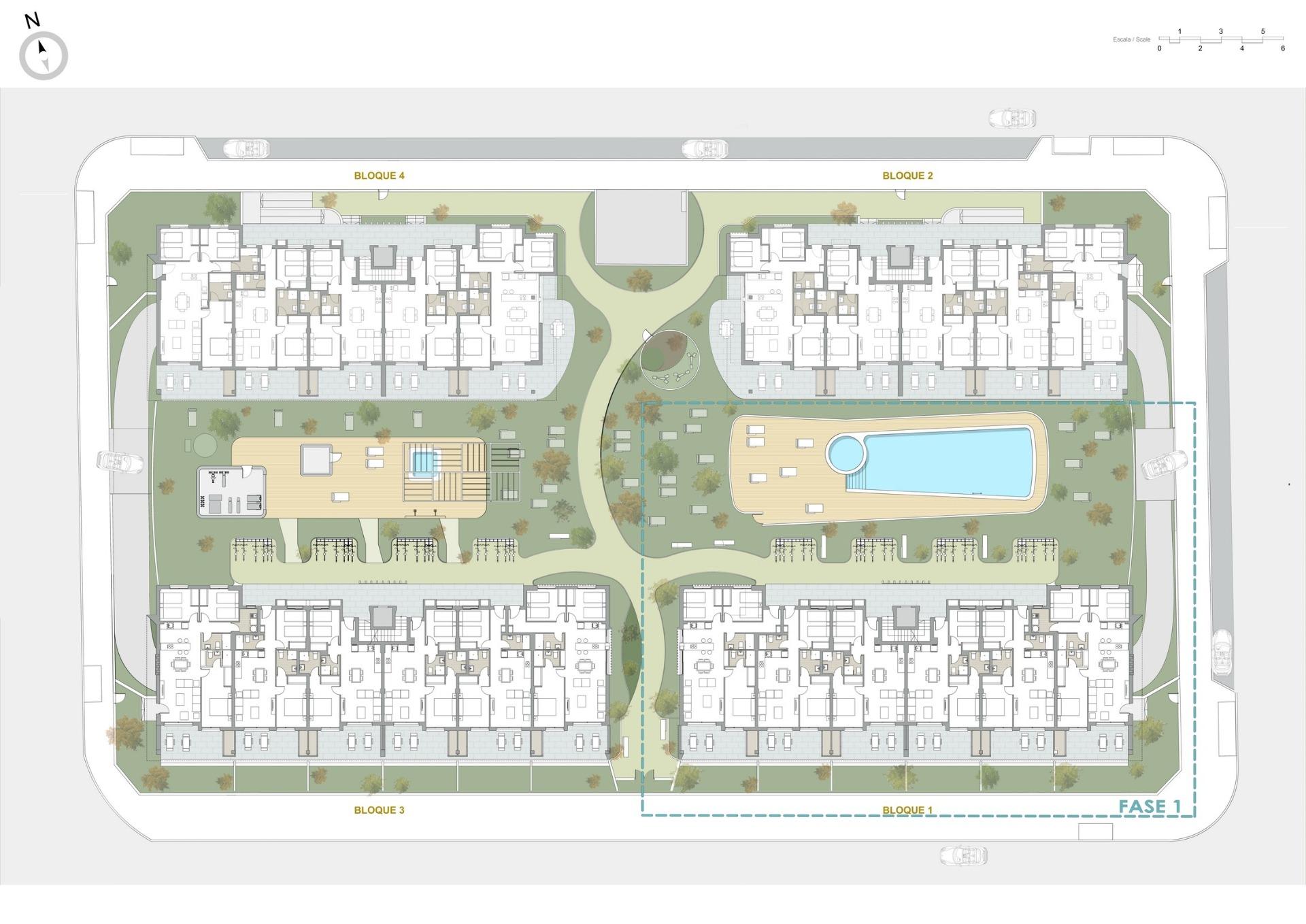Key Ready New Build 2 Bedroom Ground Floor Apartment with Garden for Sale in Pilar de la Horadada