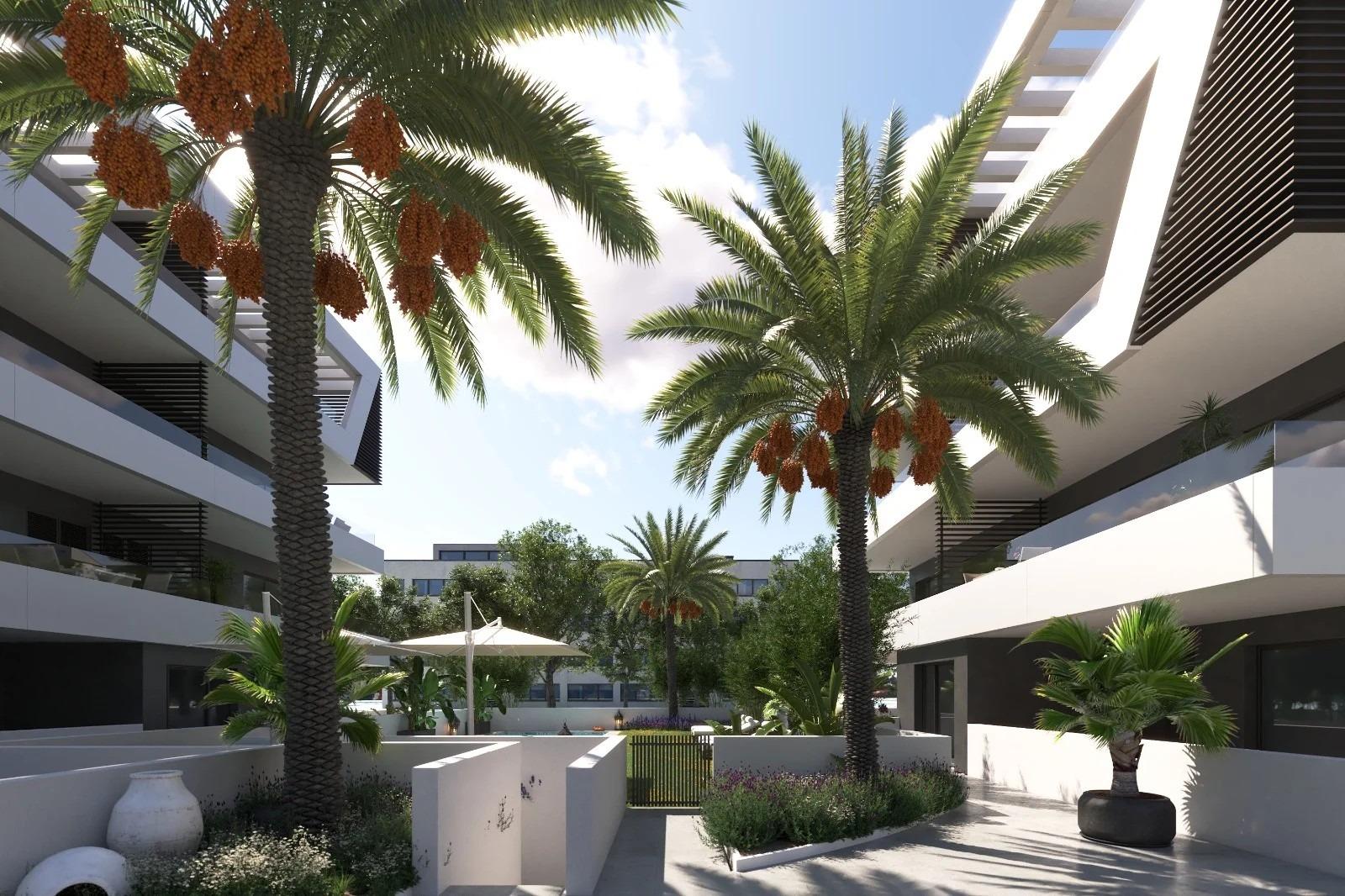 Elegant New Build 2 Bedroom Ground Floor Apartment with Garden for Sale in San Juan de Alicante