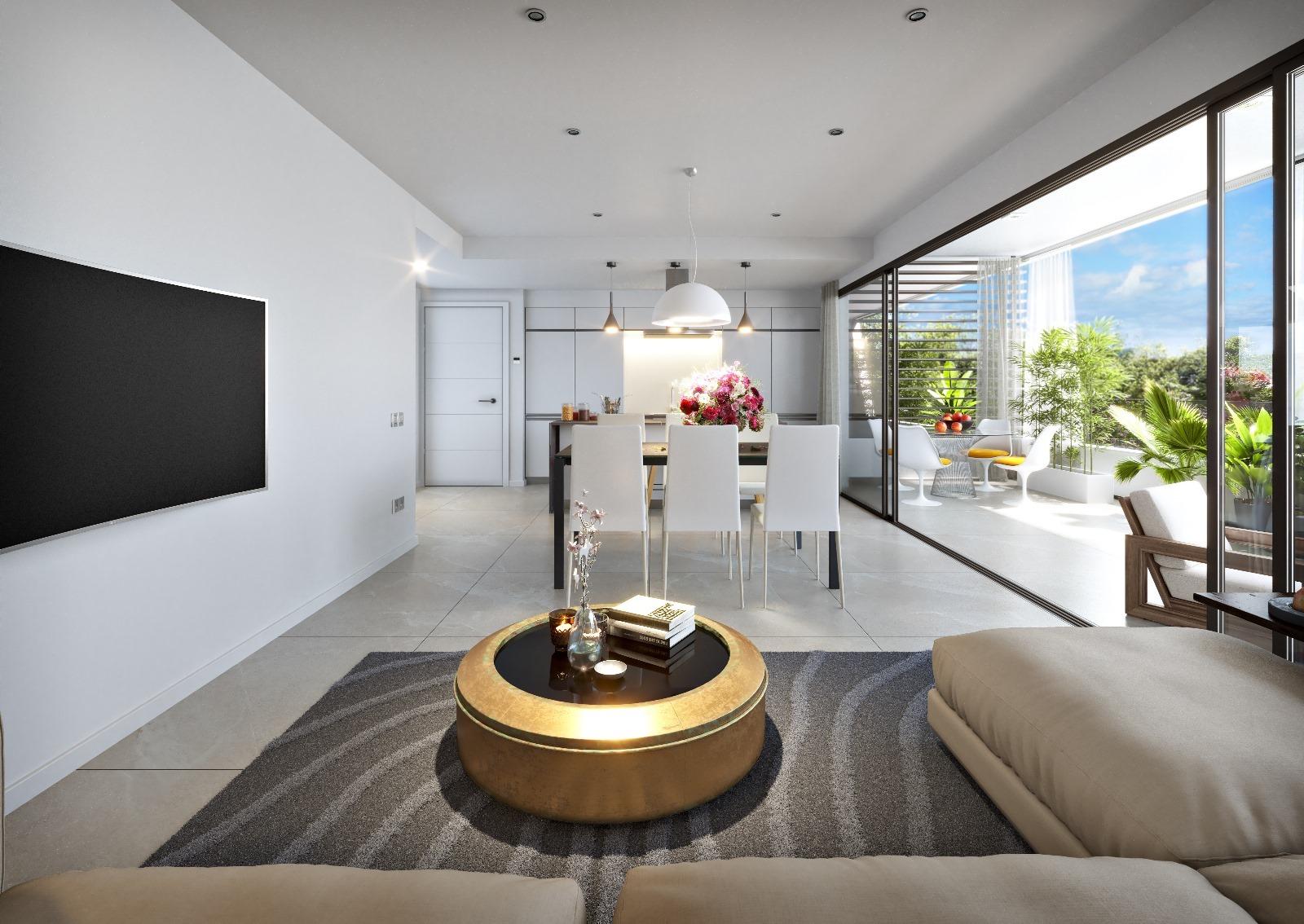 Elegant New Build 2 Bedroom Ground Floor Apartment with Garden for Sale in San Juan de Alicante