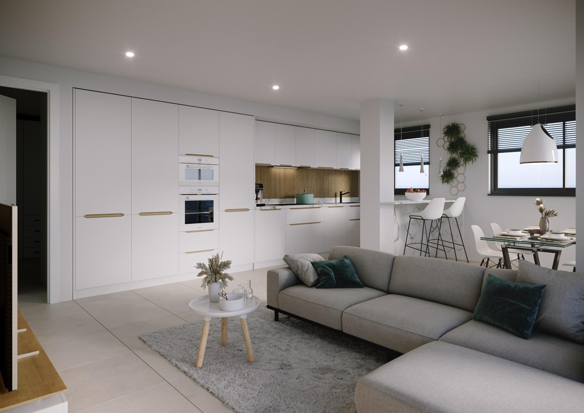 Stunning New Build 2 Bedroom Penthouse with 30 m² Solarium for Sale in Santa Pola — 1 km from the Beach