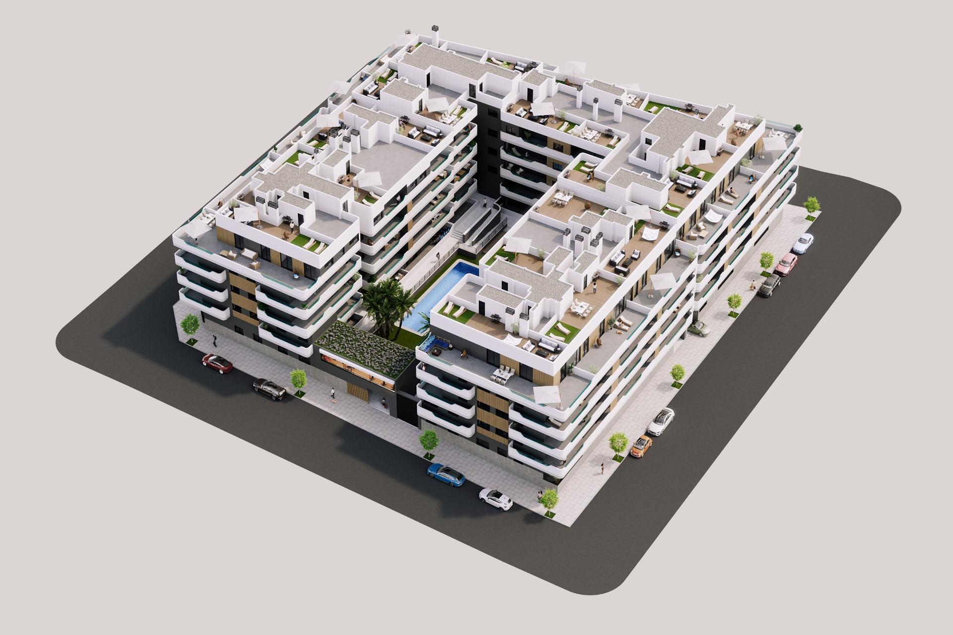 Stunning New Build 2 Bedroom Penthouse with 30 m² Solarium for Sale in Santa Pola — 1 km from the Beach
