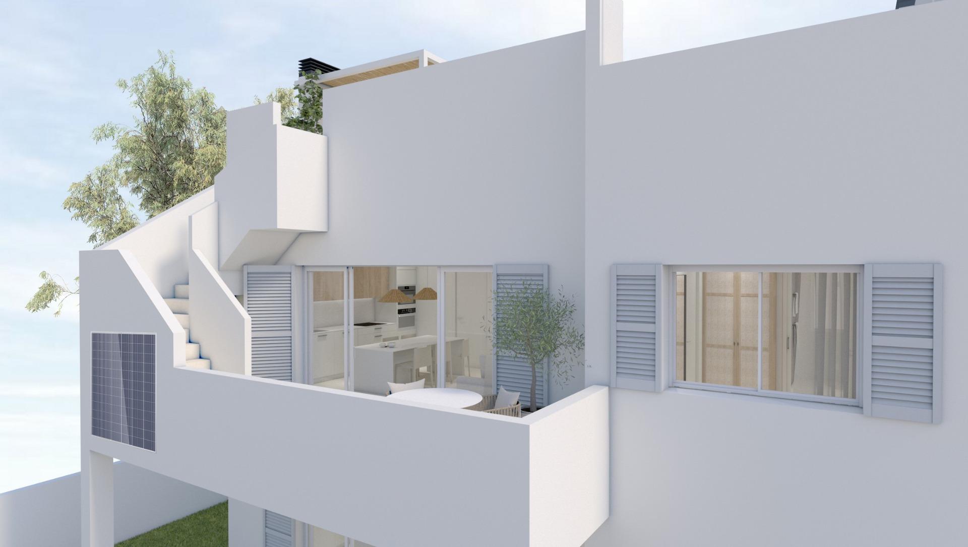 NEW-BUILD-RESIDENTIAL-COMPLEX-IN-TORRE-DE-LA-HORADADA-19 Modern top floor 3-bedroom apartment in Torre de la Horadada with bright open-plan kitchen and spacious sunlit terrace