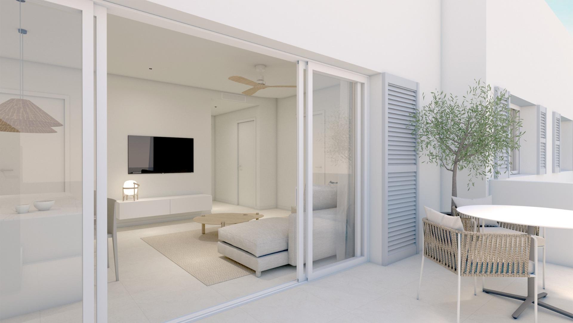New Build 2 Bedroom Top Floor Apartment with 68 m² Solarium for Sale in Torre de la Horadada