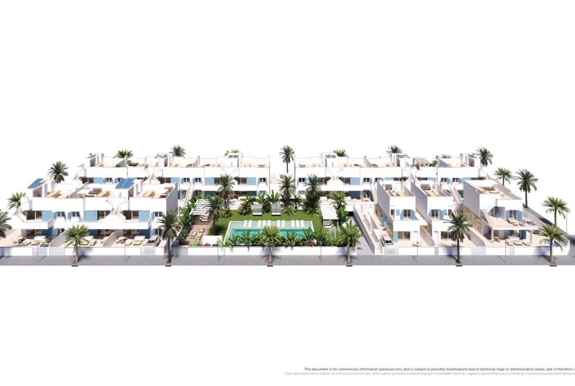 NEW-BUILD-RESIDENTIAL-COMPLEX-IN-TORRE-DE-LA-HORADADA-21 Modern cluster of new build 3 bedroom top floor apartments with spacious solariums and lush gardens in Torre de la Horadada.