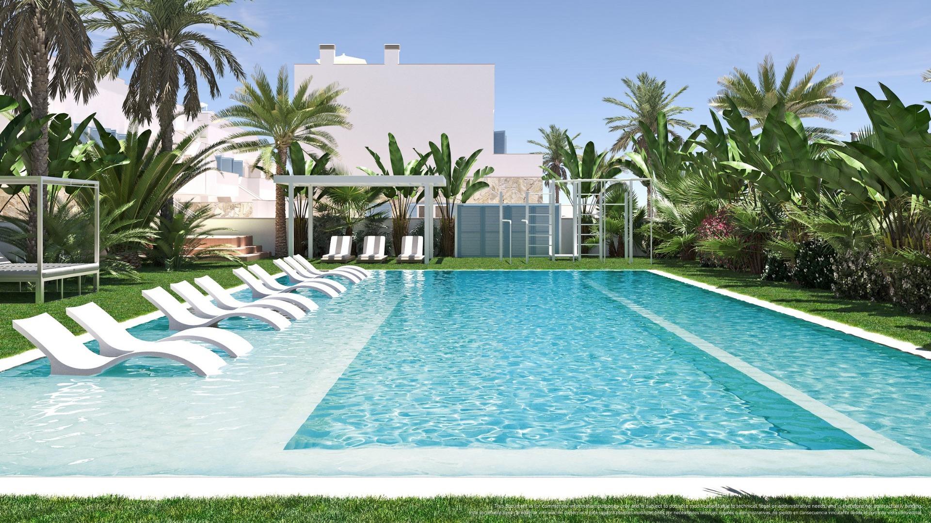 New Build 3 Bedroom Ground Floor Apartment with Garden for Sale in Torre de la Horadada