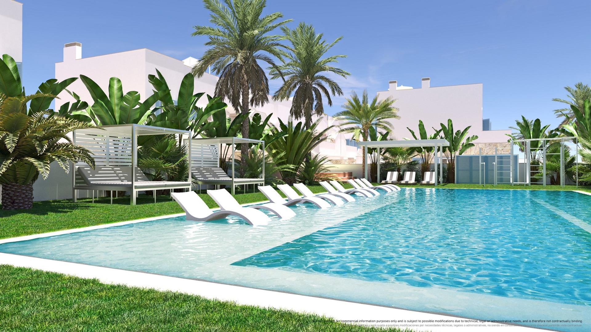 New Build 3 Bedroom Ground Floor Apartment with Garden for Sale in Torre de la Horadada