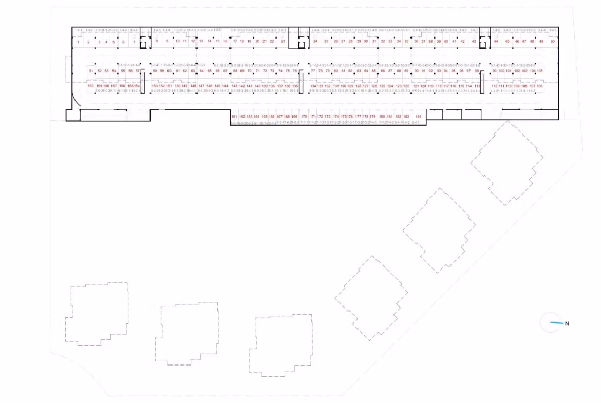 Detailed architectural floor plan of a modern 3-bedroom ground floor apartment with private garden in El Raso, Guardamar del Segura.