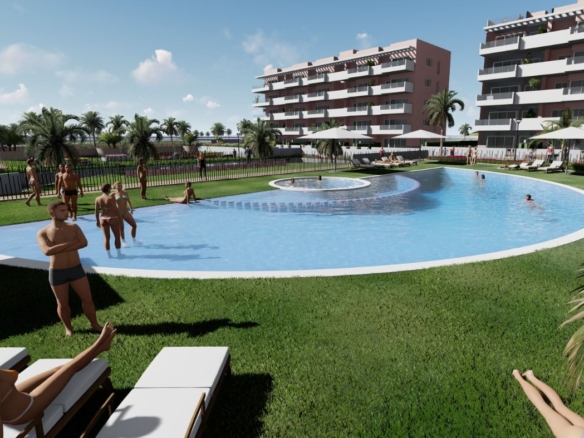 Inviting New Build 3 Bedroom Ground Floor Apartment with Private Garden for Sale in El Raso, Guardamar del Segura