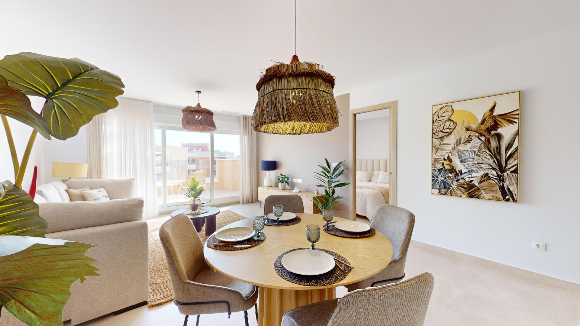 Luminous New Build 3 Bedroom Penthouse with Solarium for Sale in El Raso, Guardamar del Segura