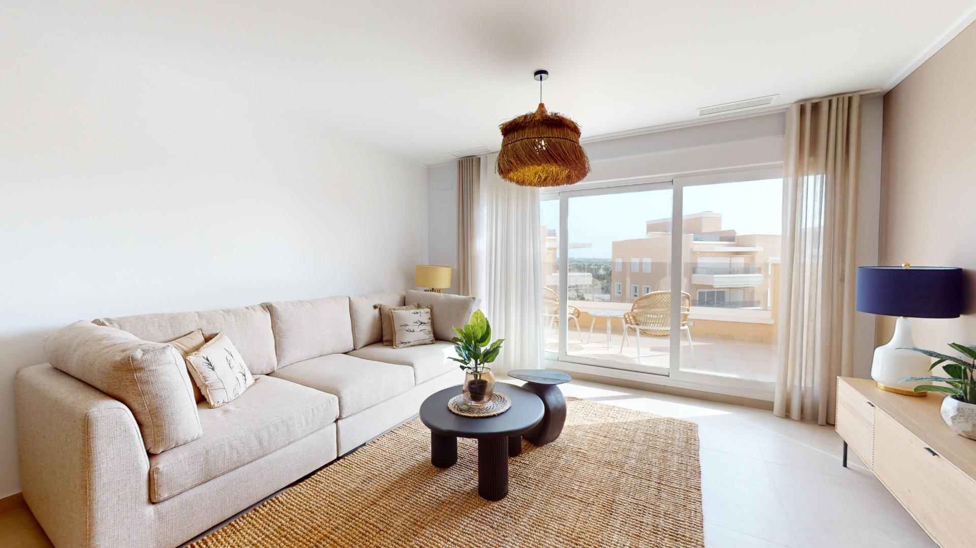 Luminous New Build 3 Bedroom Penthouse with Solarium for Sale in El Raso, Guardamar del Segura