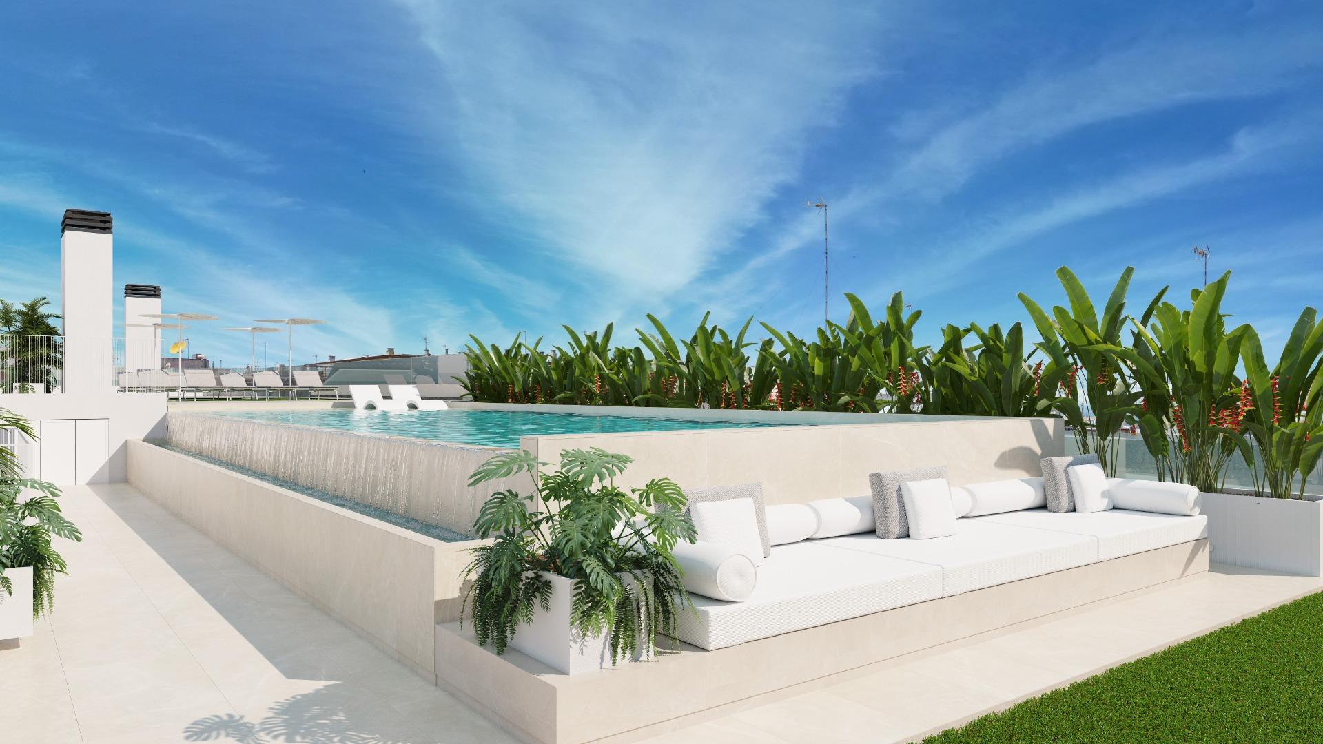 Sought-After New Build 2 Bedroom Apartment for Sale in Guardamar del Segura, 100 m from the Beach