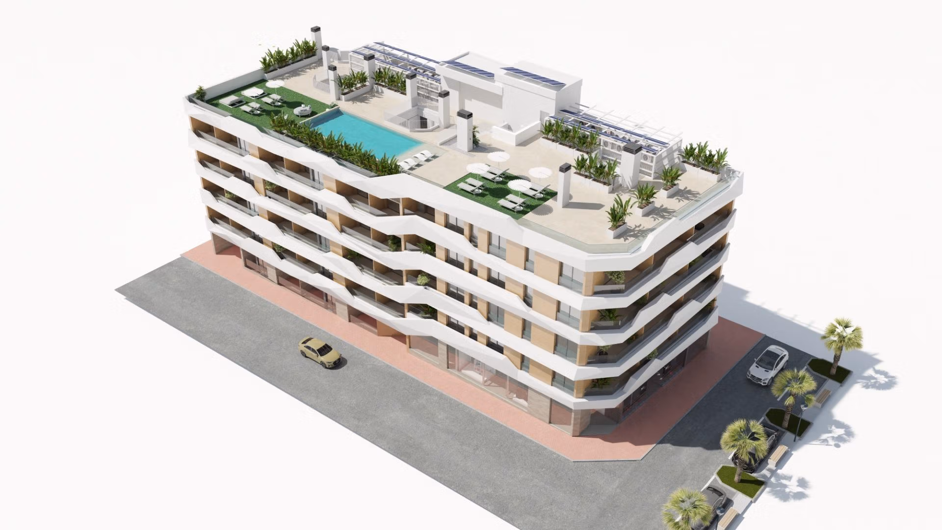 NEW-BUILD-RESIDENTIAL-IN-GUARDAMAR-DEL-SEGURA-18 Spectaculair nieuwbouwpenthouse met 3 slaapkamers te koop in Guardamar del Segura, 100 m van het strand