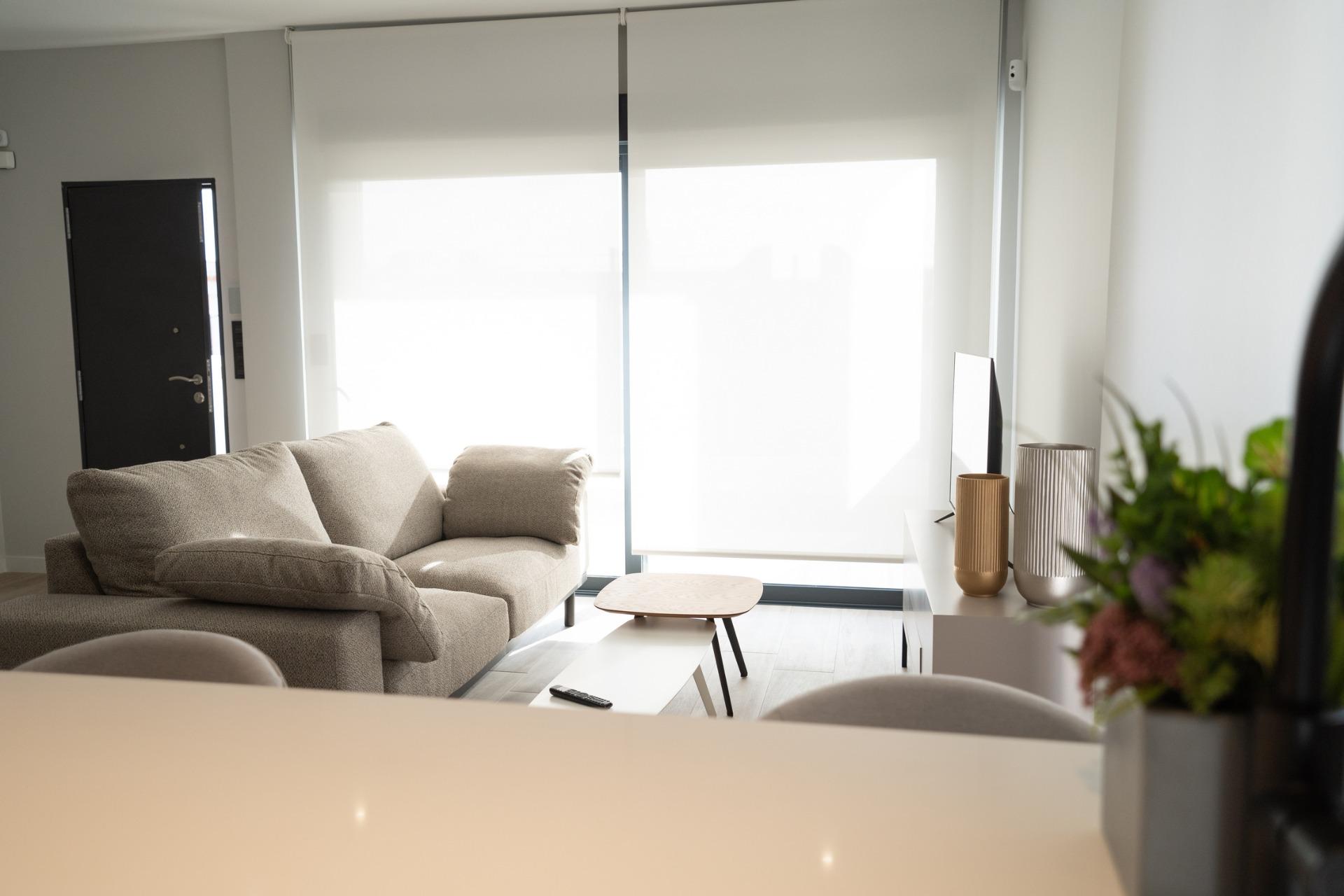 Key-Ready New Build 3 Bedroom Townhouse with Solarium and Private Garden for Sale in Orihuela Costa