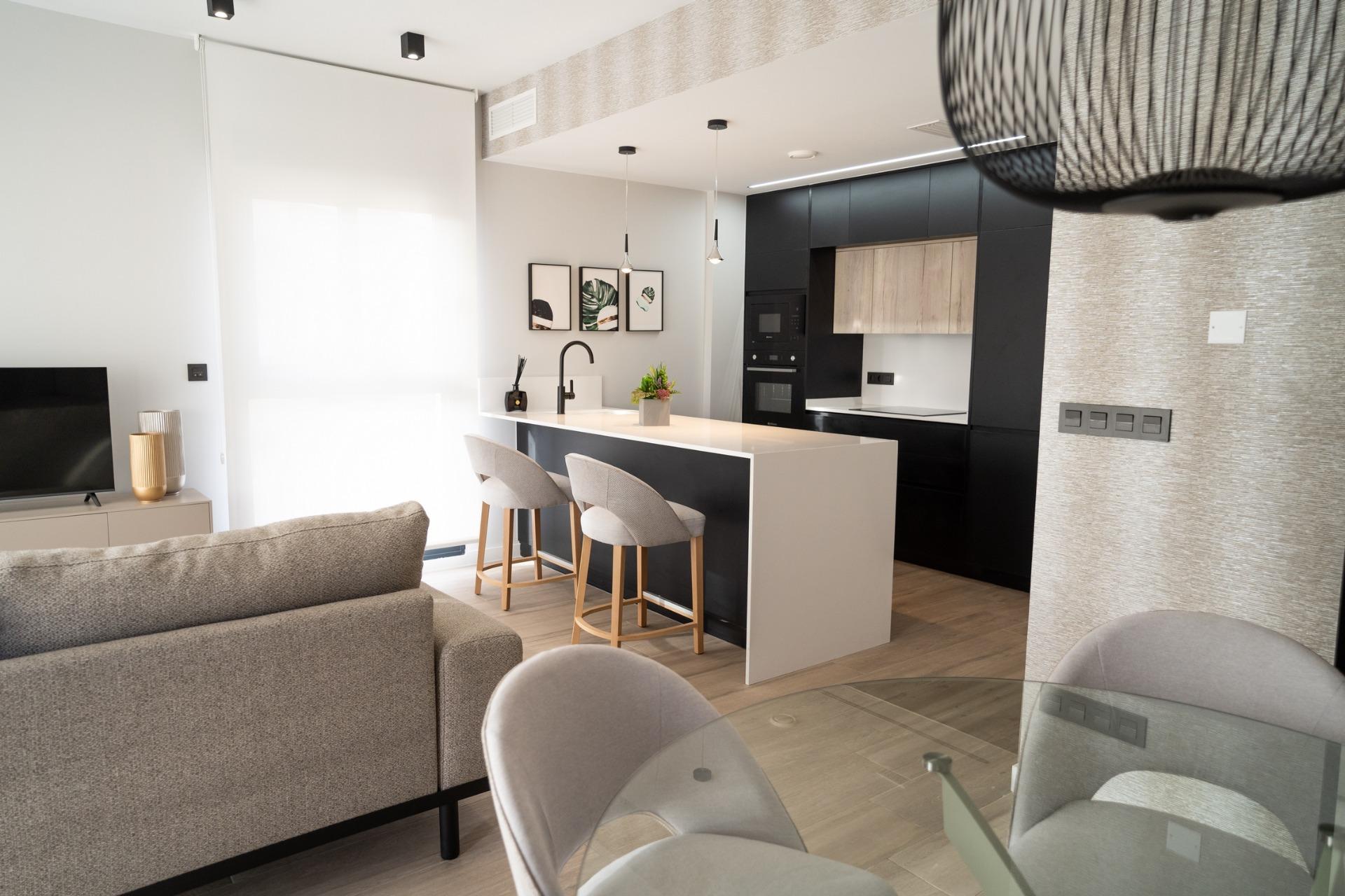 Key-Ready New Build 3 Bedroom Townhouse with Solarium and Private Garden for Sale in Orihuela Costa