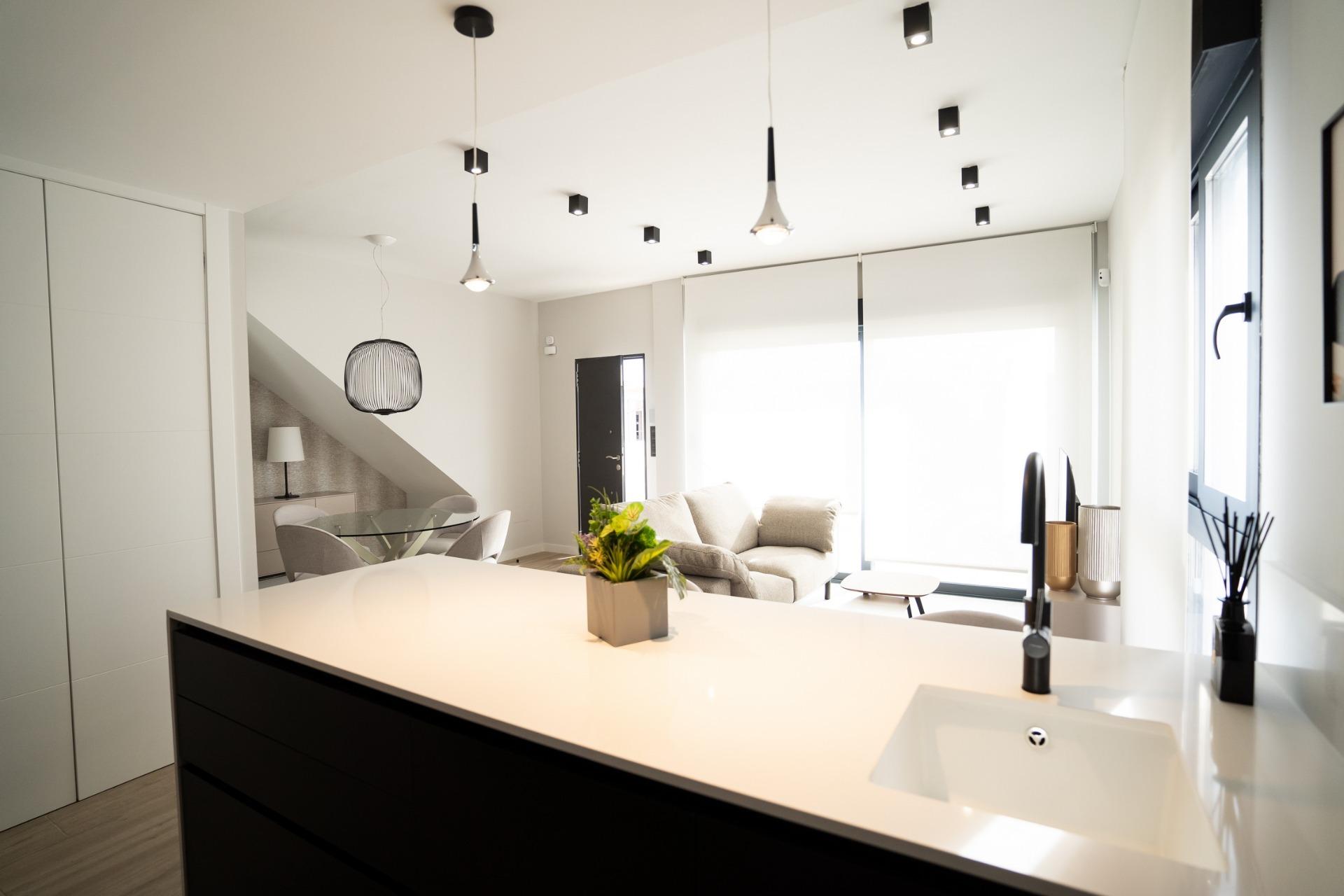Key-Ready New Build 3 Bedroom Townhouse with Solarium and Private Garden for Sale in Orihuela Costa