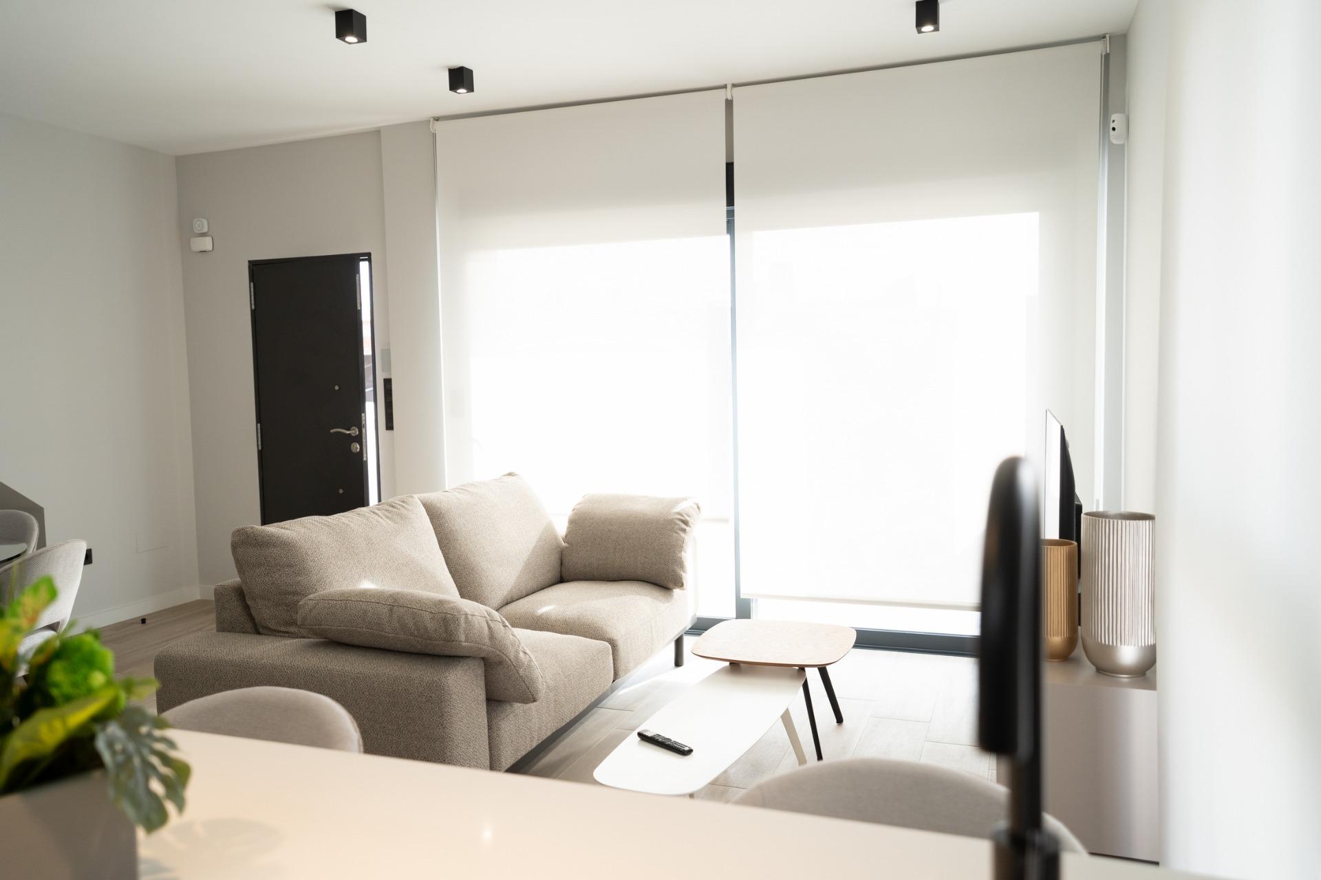 Key-Ready New Build 3 Bedroom Townhouse with Solarium and Private Garden for Sale in Orihuela Costa